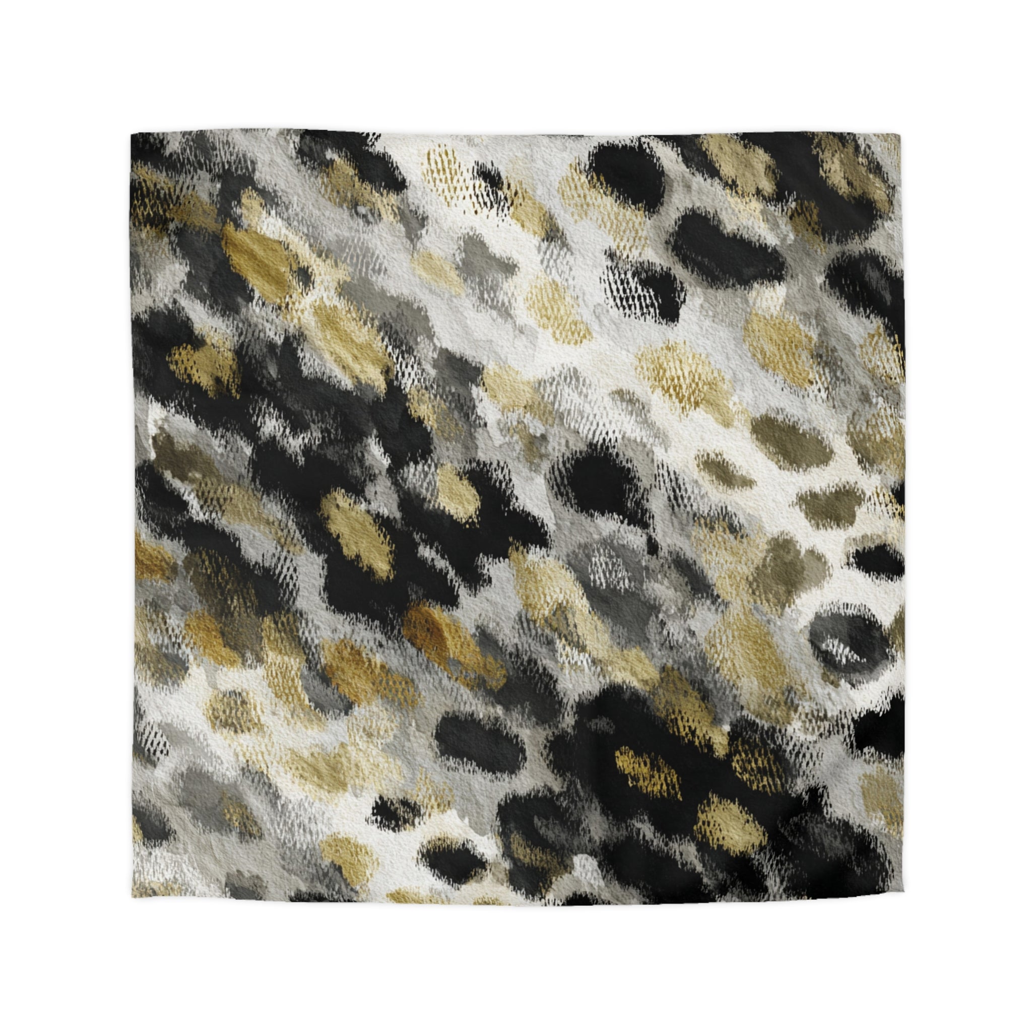 Black White Duvet, Pillow Cover Set | Animal Skin Print Bedroom Set