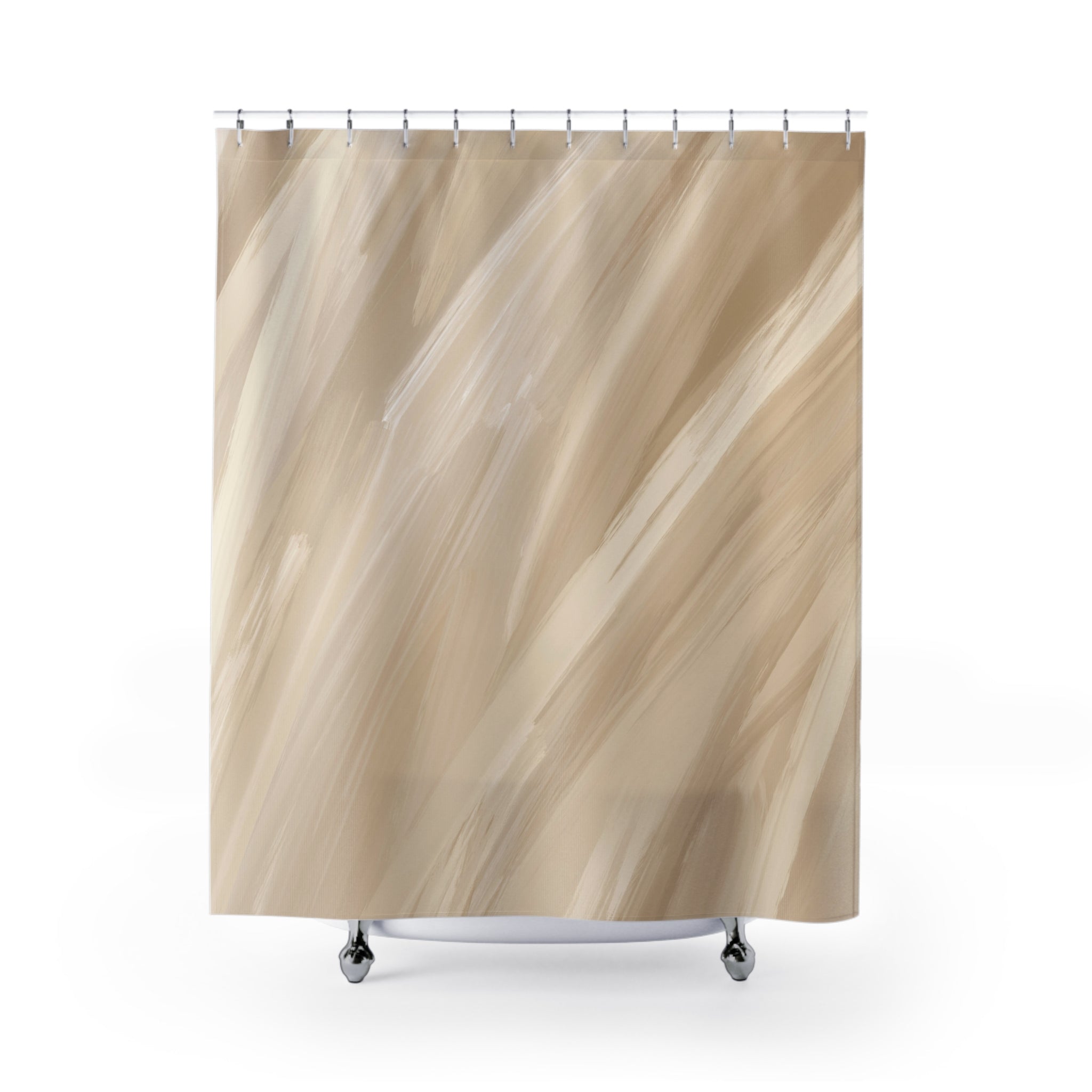 Beige Shower Curtain | Camel Sand Beige