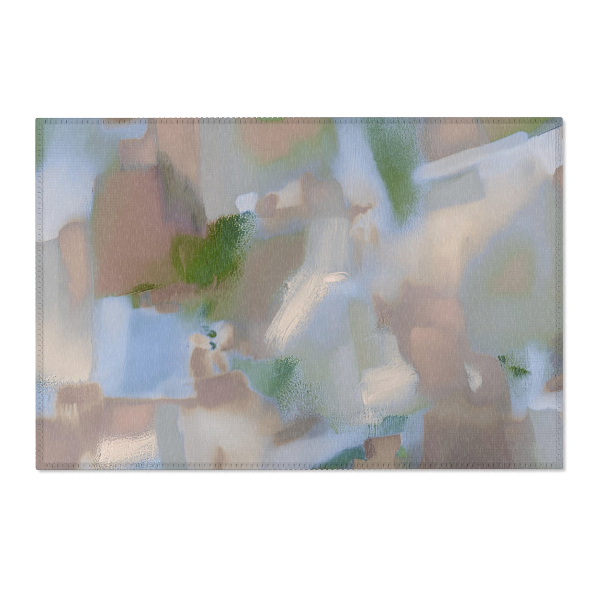 Abstract Ombre Area Rug | Pastel Rug