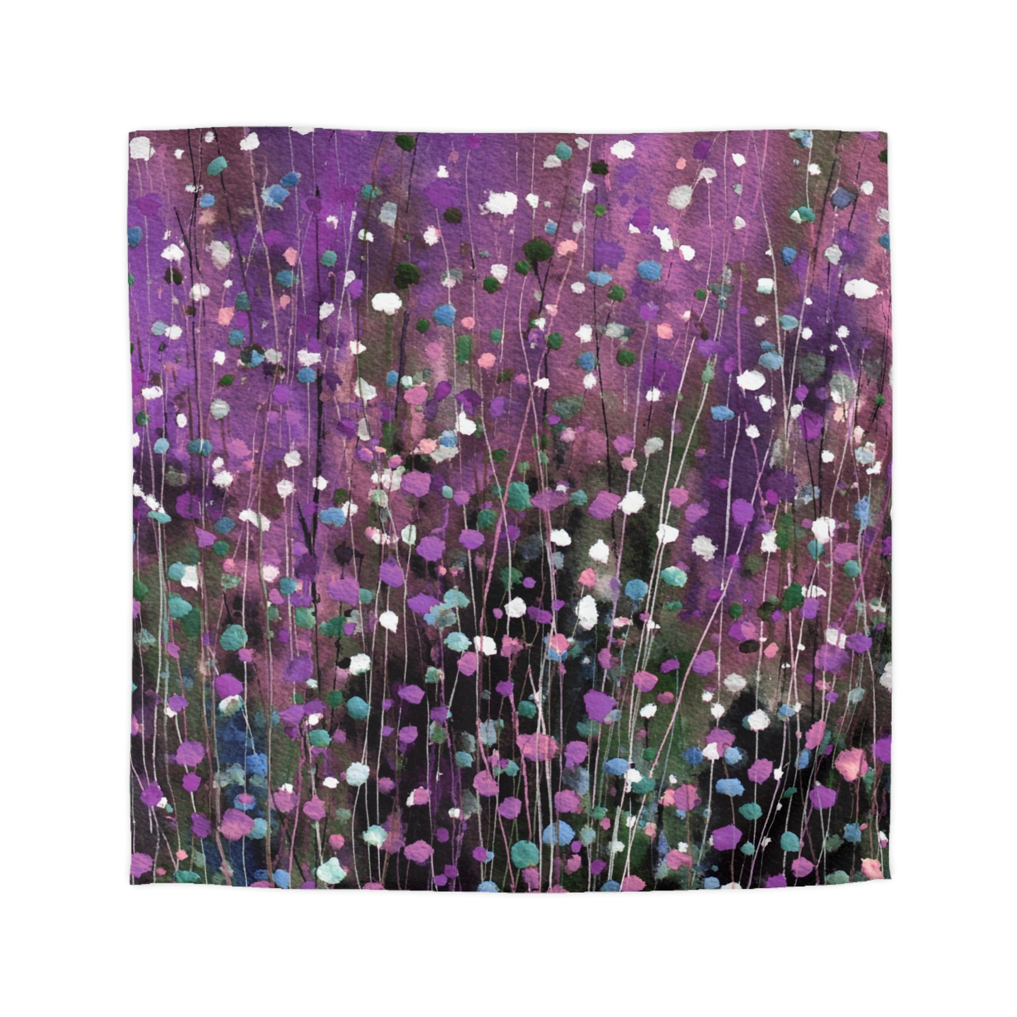 Floral Duvet, Pillow Cover | Purple Bedroom Decor
