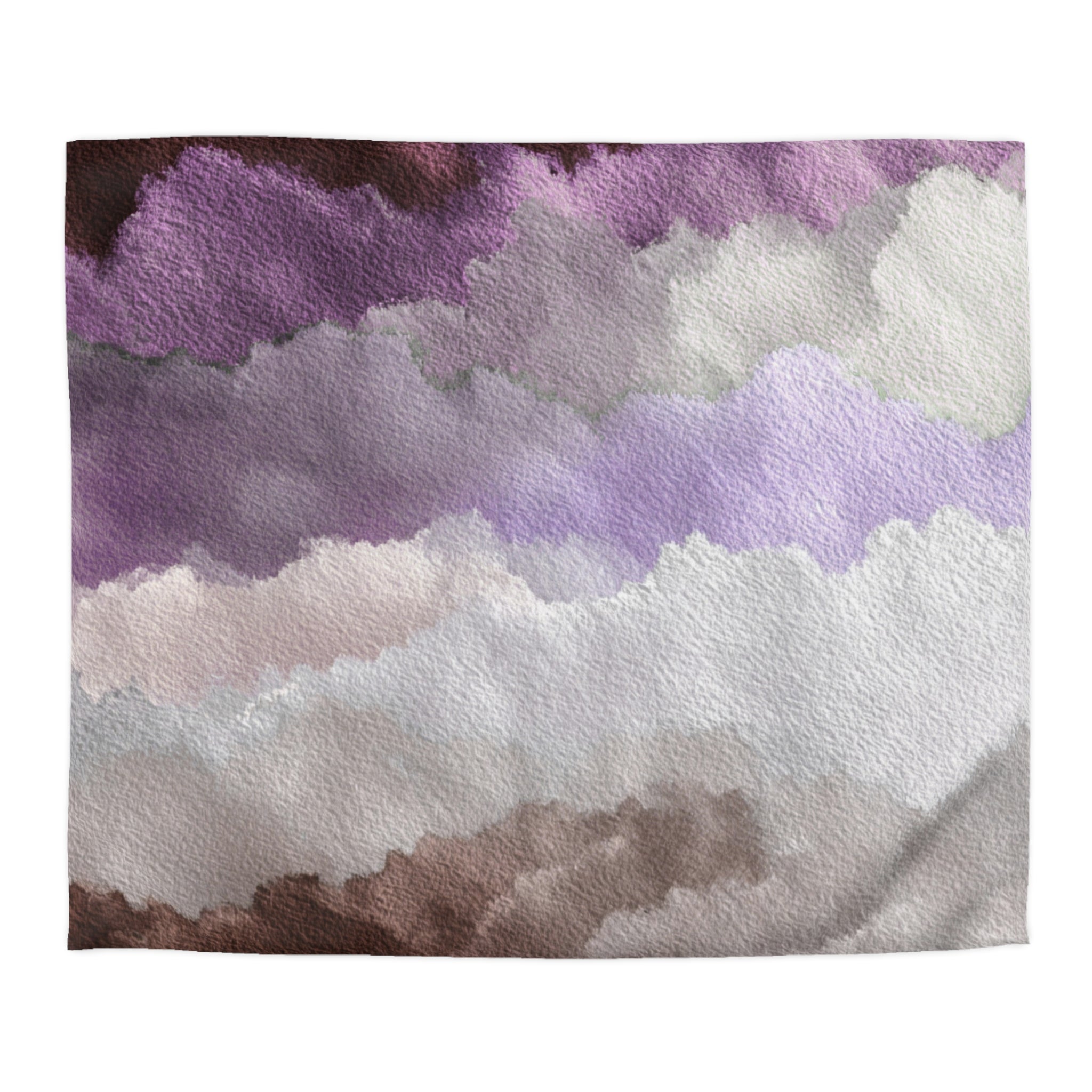 Ombre Duvet, Pillow Cover | Purple Brown Bedroom Decor