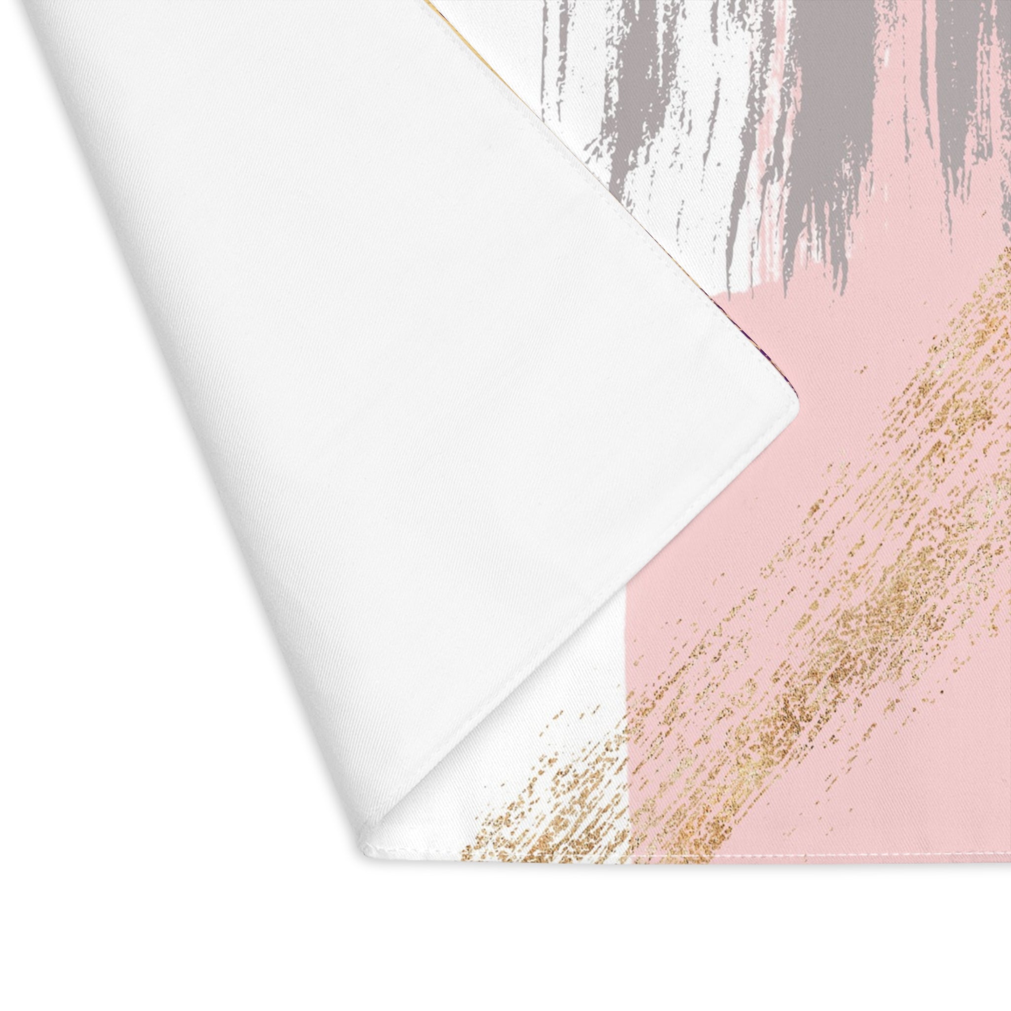 Placemat - Abstract Dining Table, White Pink Purple Grey