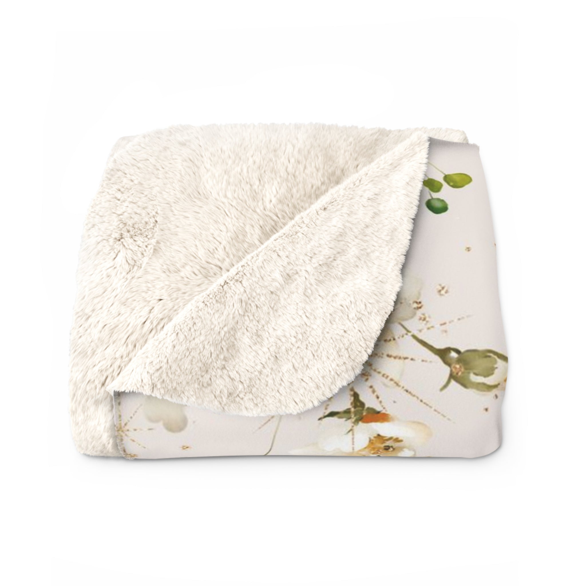 Cozy Comfy Blanket | Beige Green Yellow