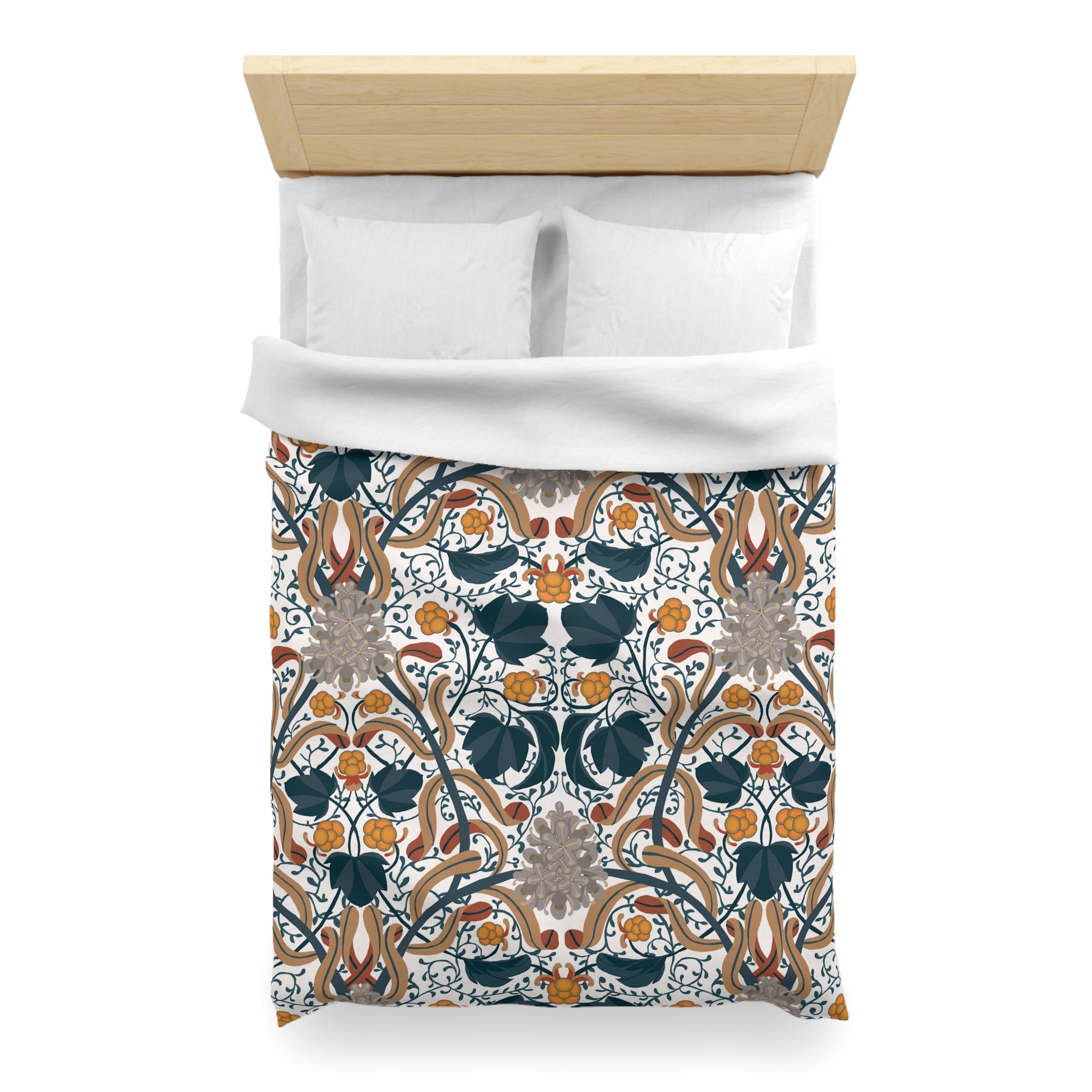 Retro, Vintage Duvet Cover | William Morris Inspired | Bedroom Decor