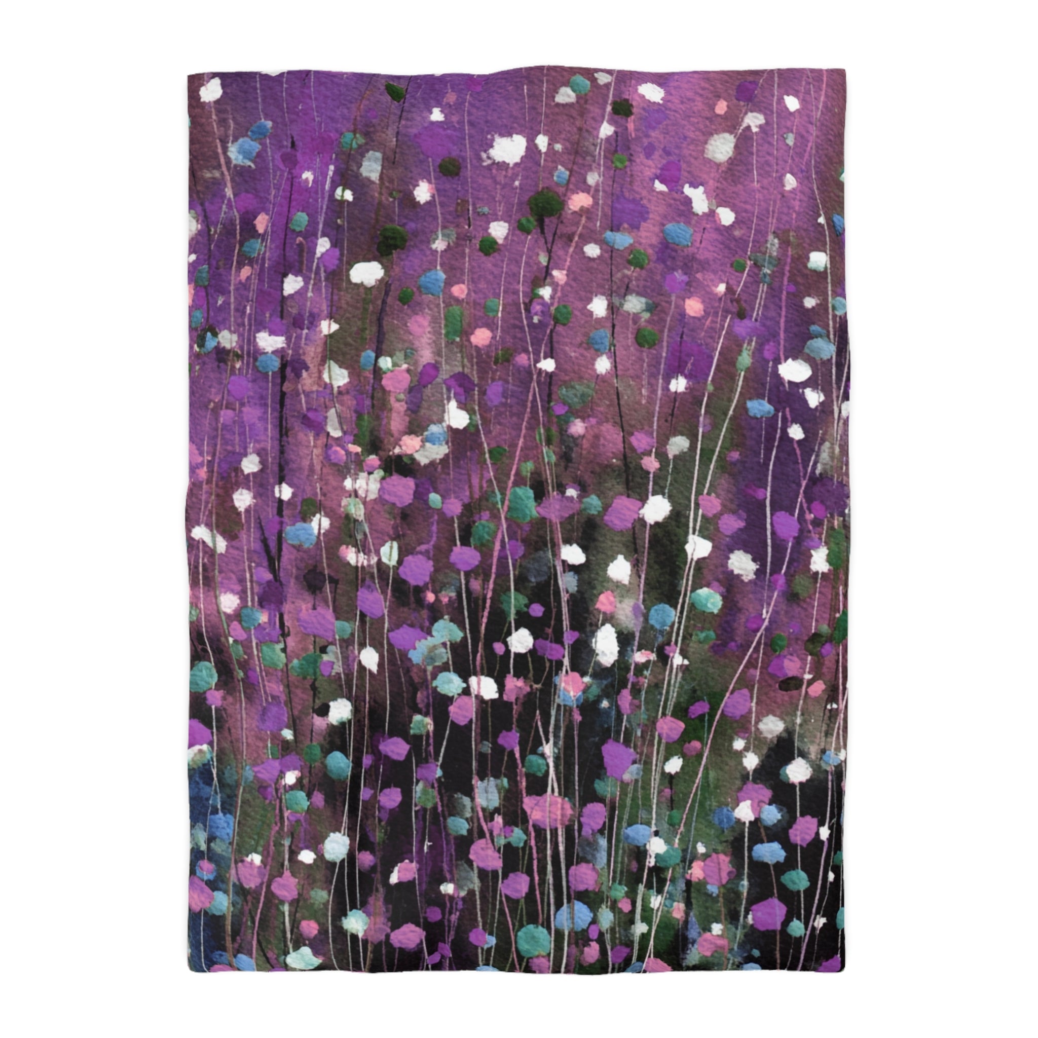 Floral Duvet, Pillow Cover | Purple Bedroom Decor
