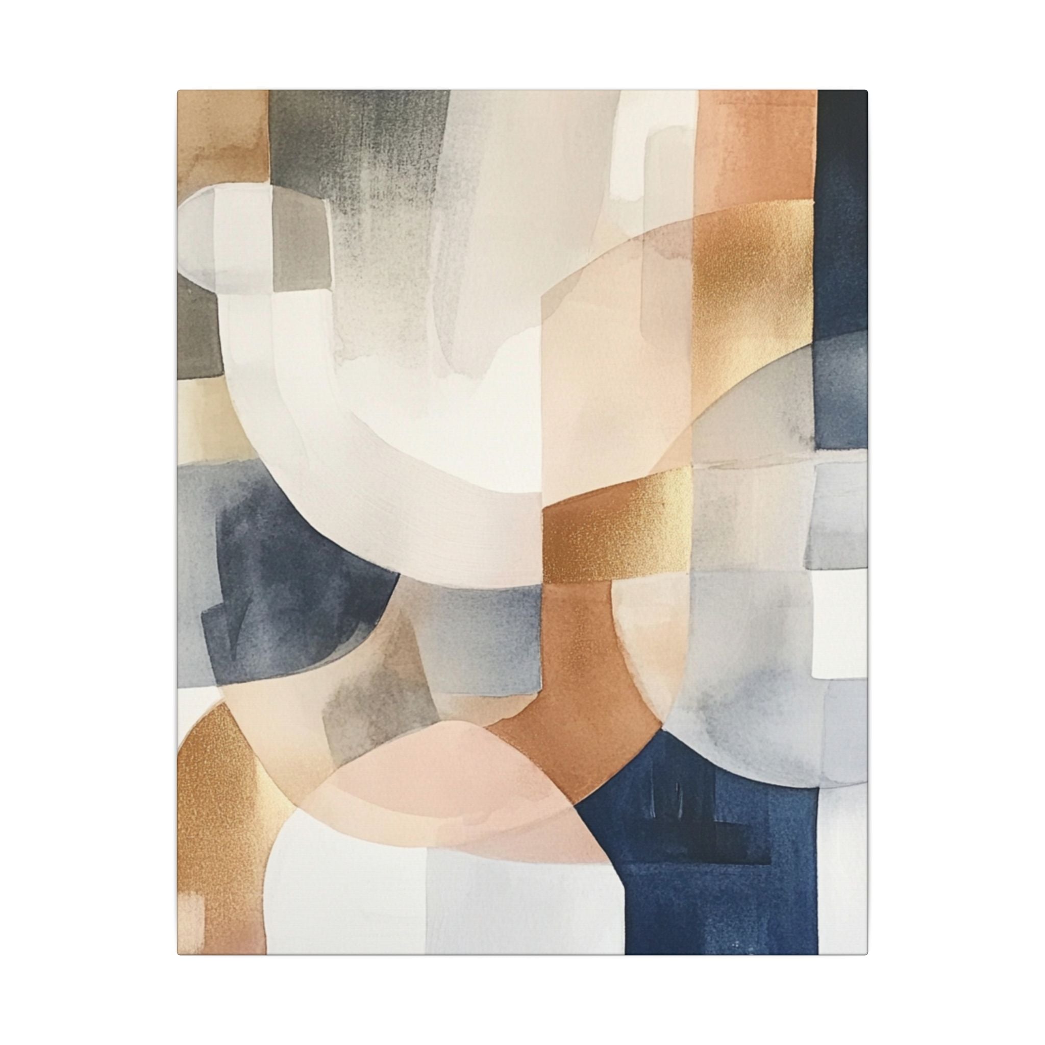 Abstract Neutral Wall Art Print | Boho Earthy Home Decor | Biege Ivory Modern Organic Art