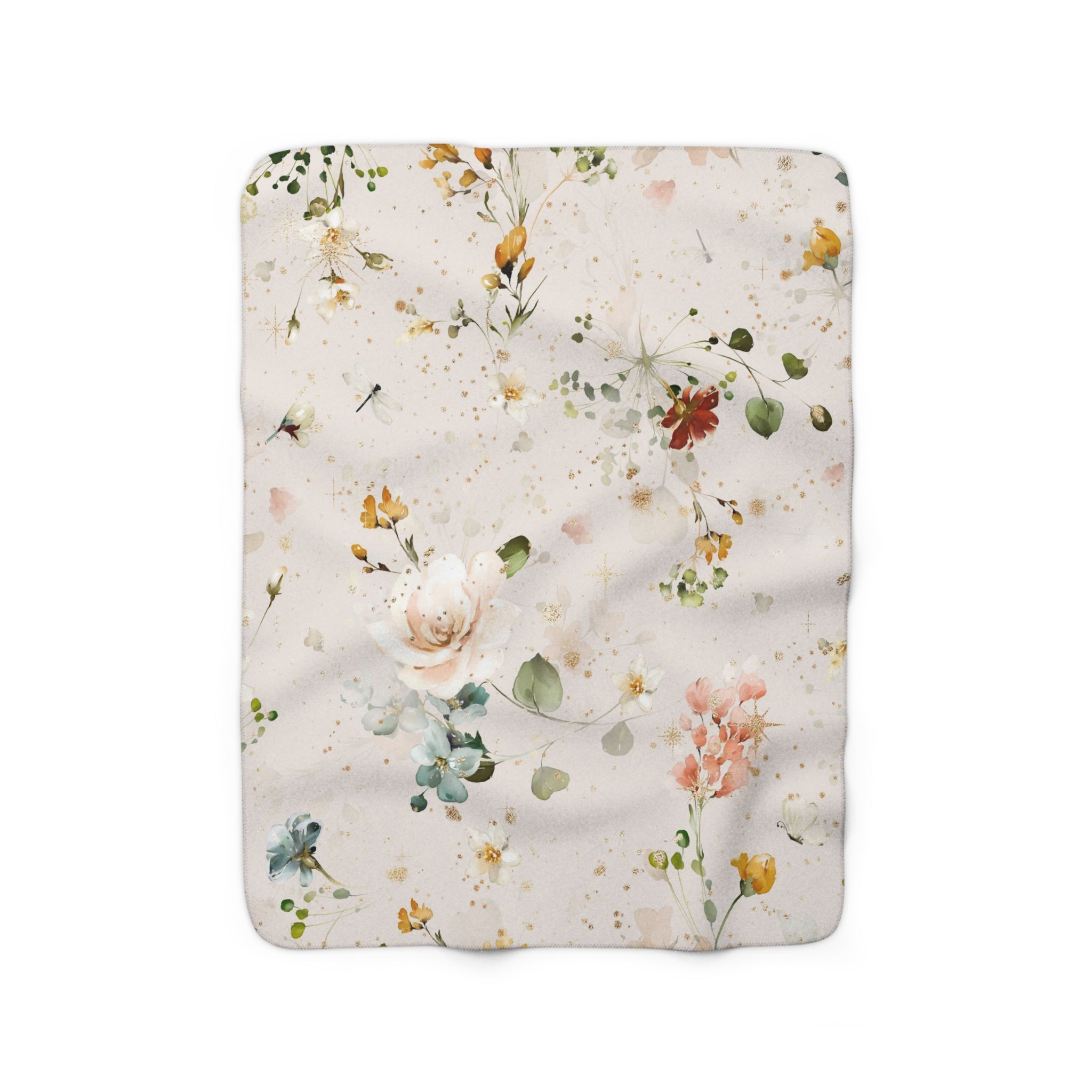 Cozy Comfy Blanket | Beige Green Yellow