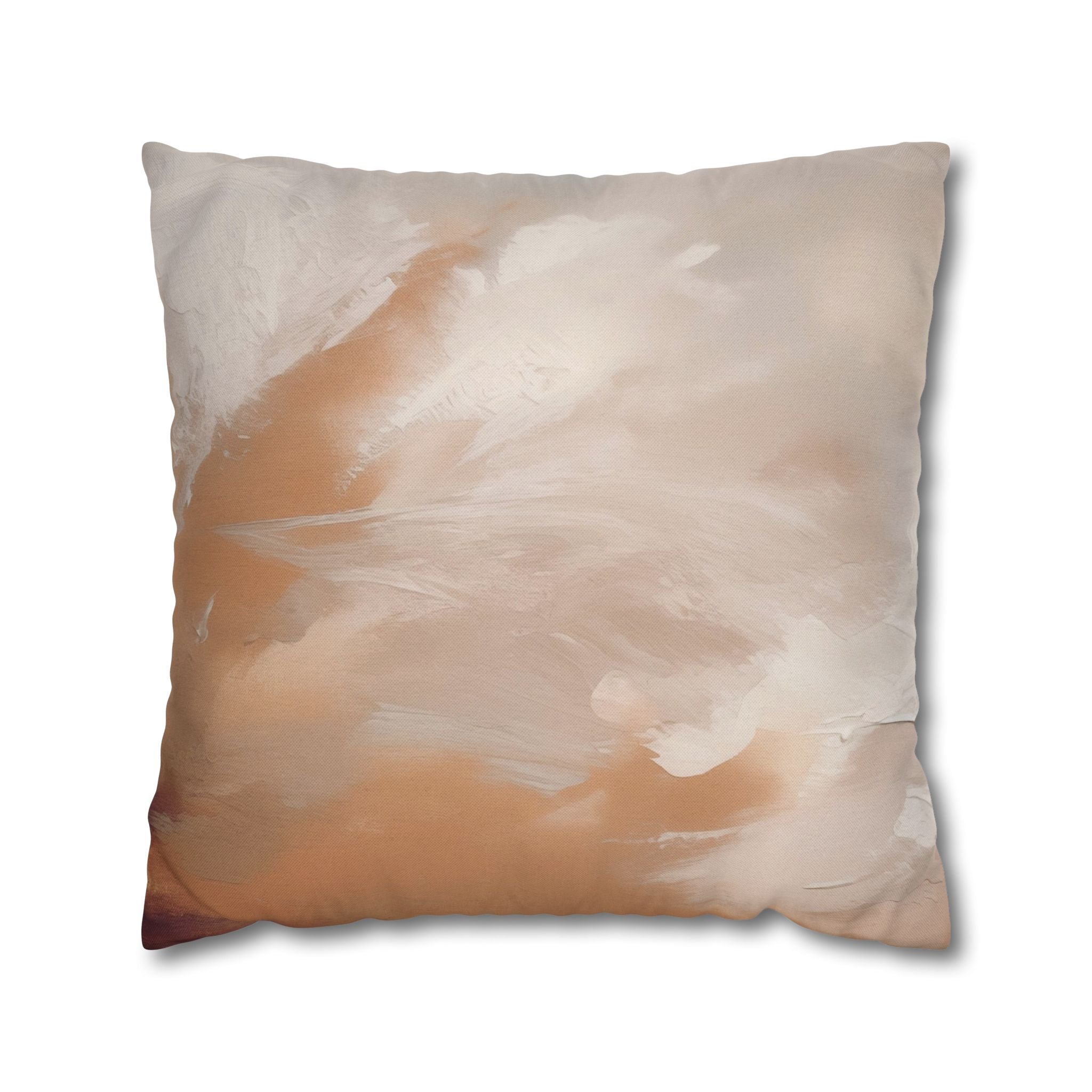 Abstract Pillow Cover | Terracotta Beige Cream