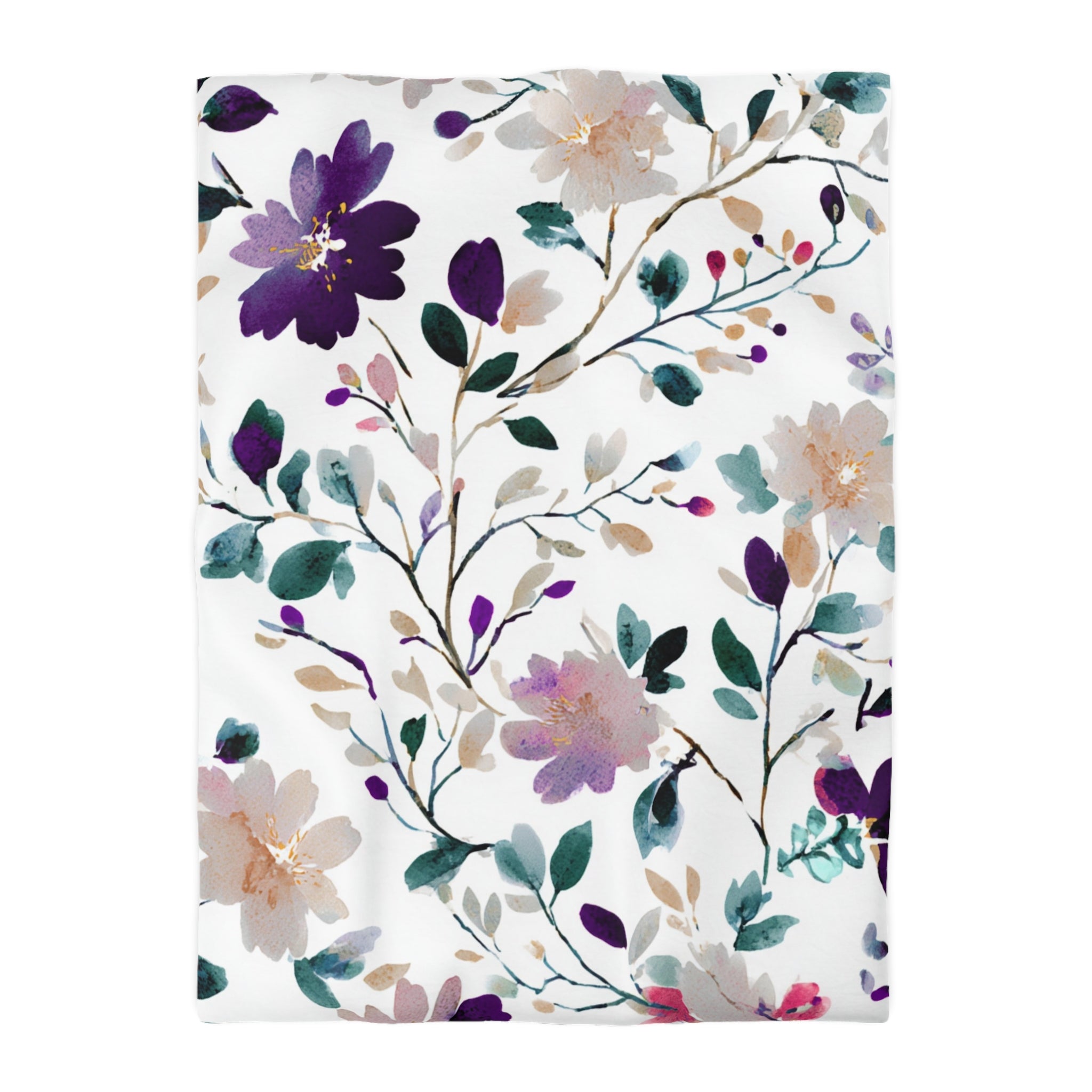 Floral Duvet, Pillow Cover | Wildflowers Bedroom Decor