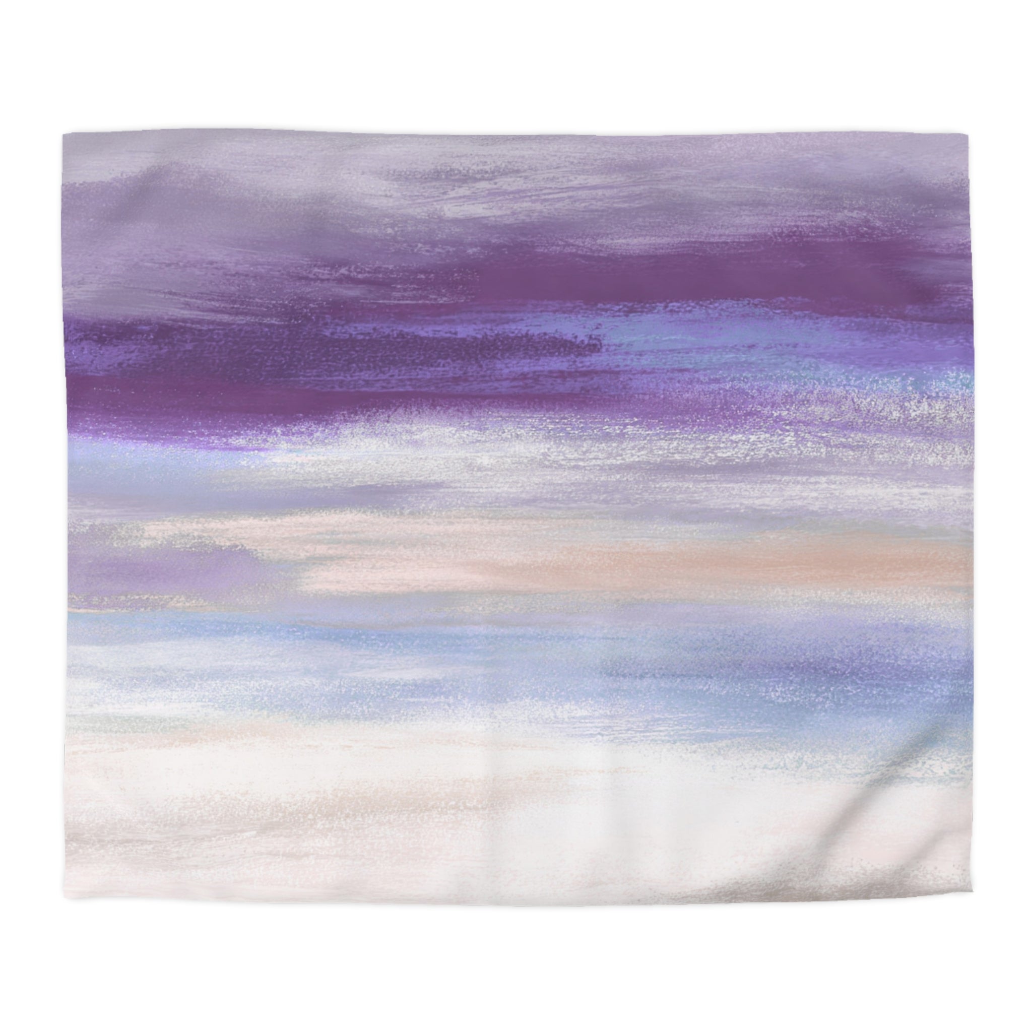 Ombre Duvet, Pillow Cover | Purple Blue Bedroom Decor