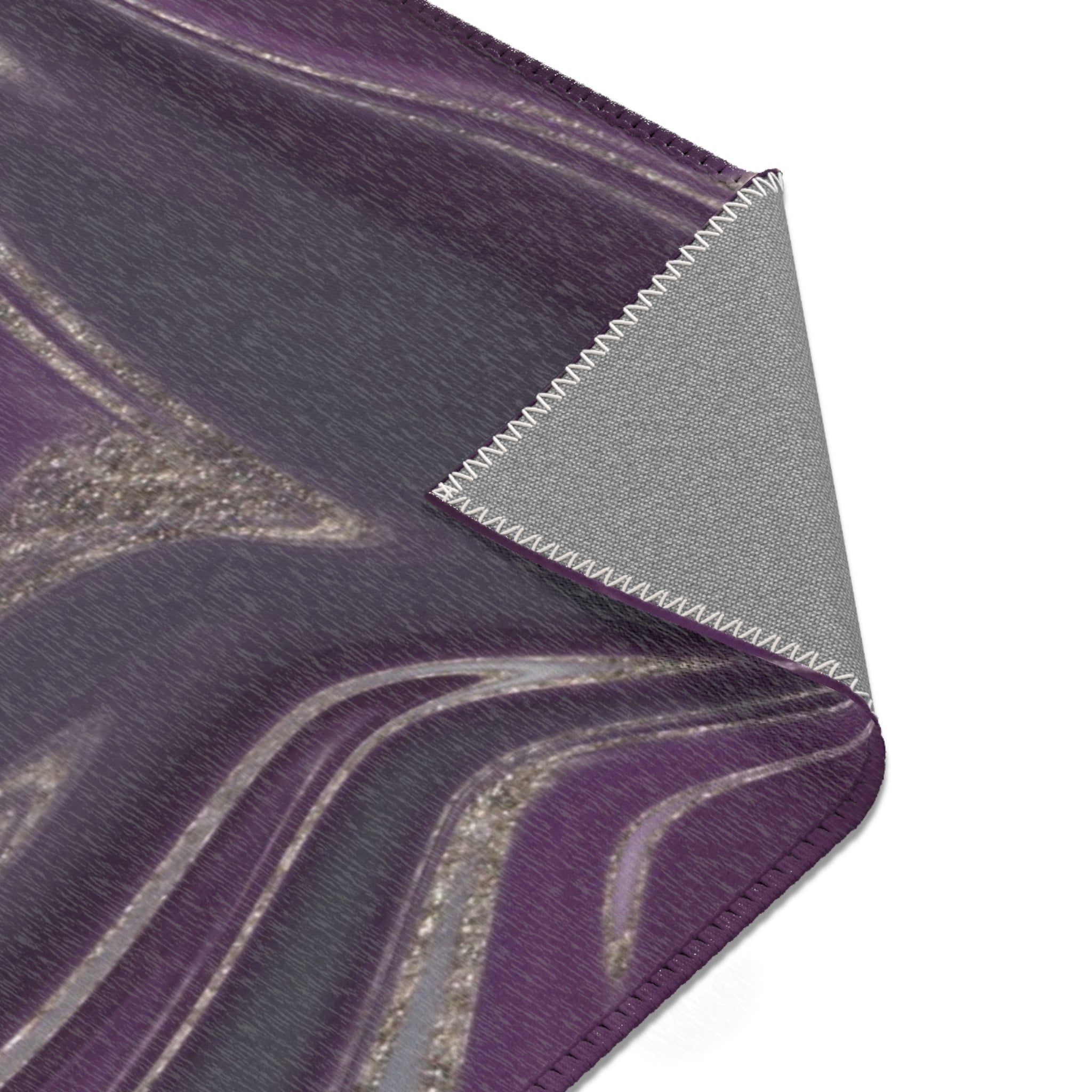 Abstract Large Area Rug | Modern Rug, Purple Lavender