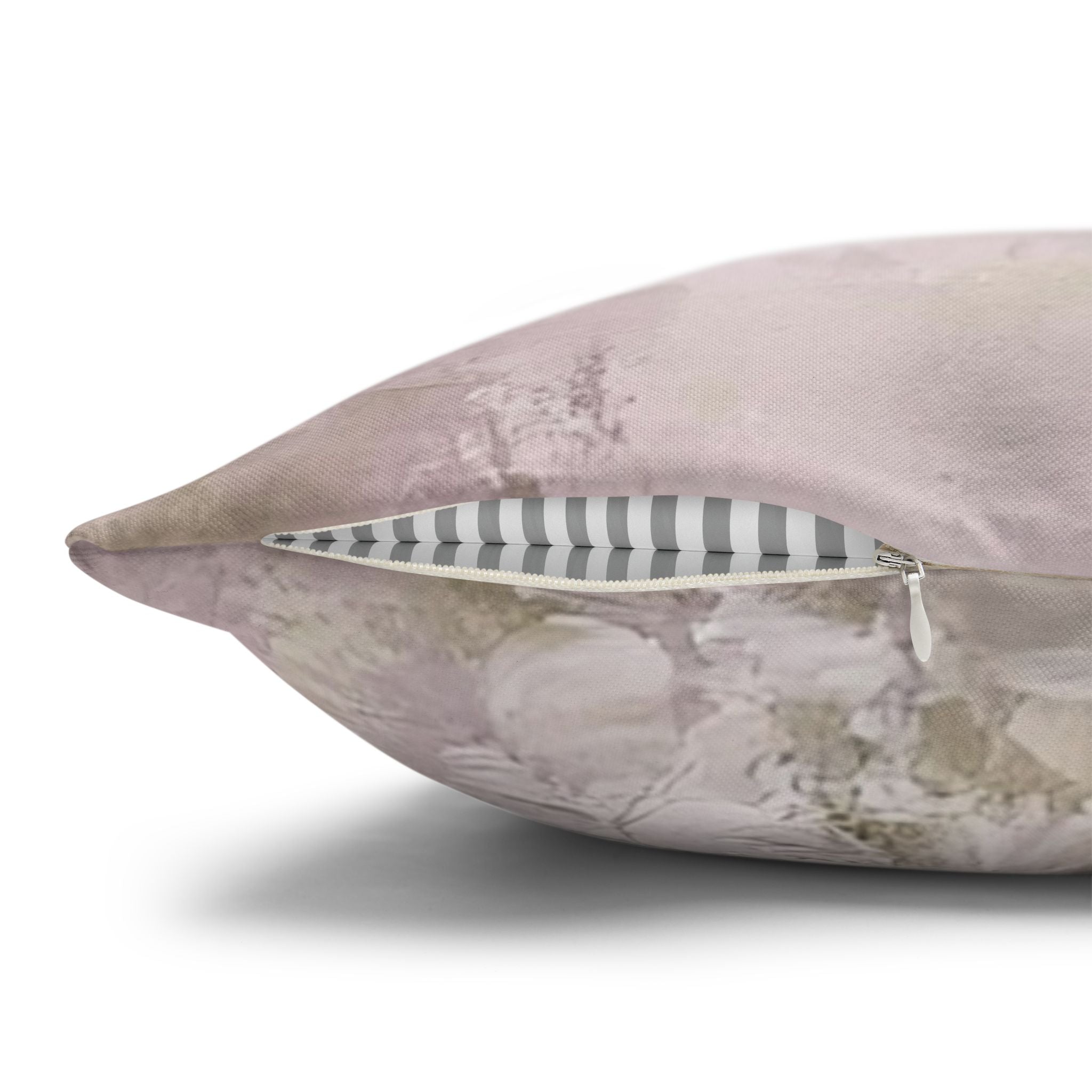 Botanical Watercolor Throw Pillow Cover | Pastel Blush Decor
