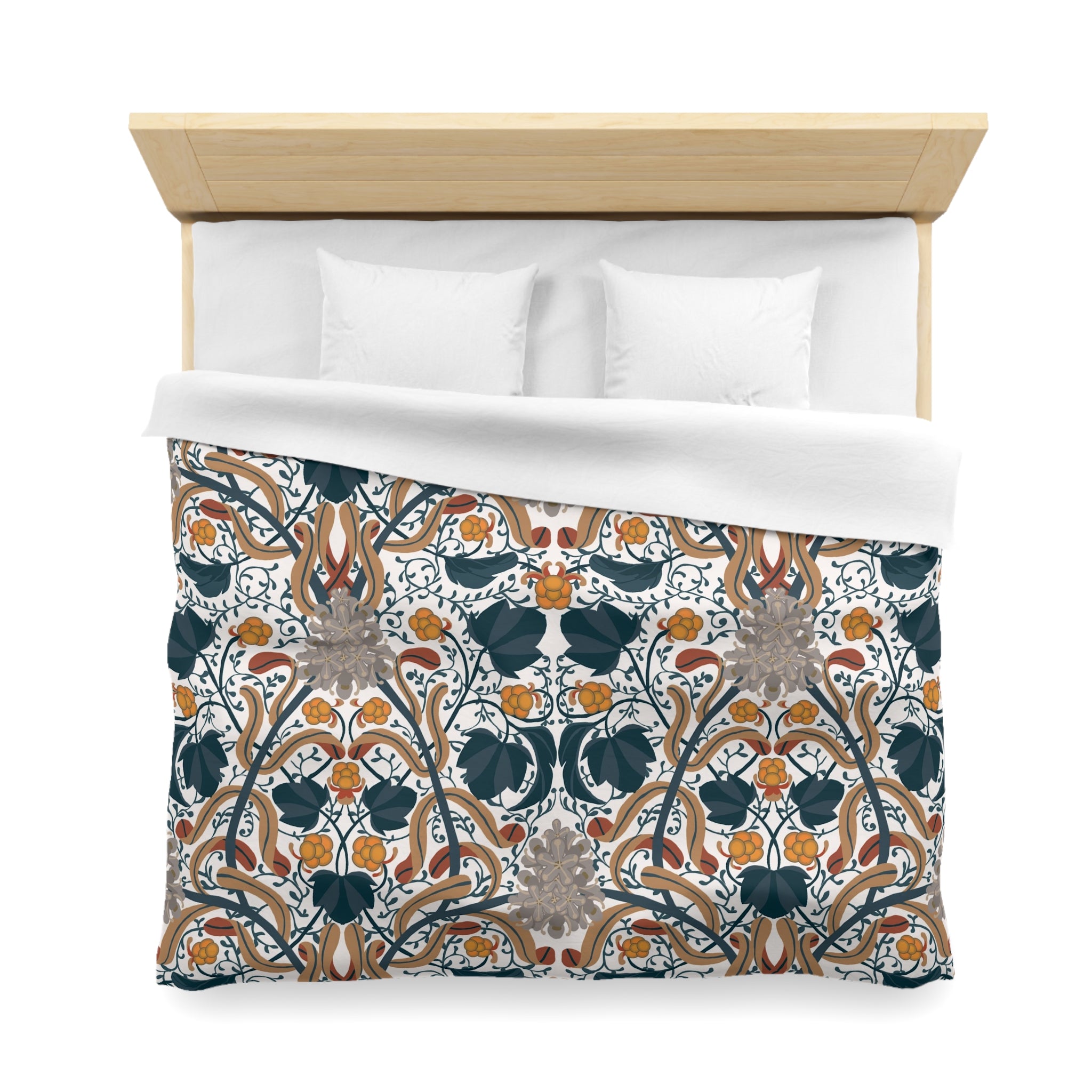Retro, Vintage Duvet Cover | William Morris Inspired | Bedroom Decor