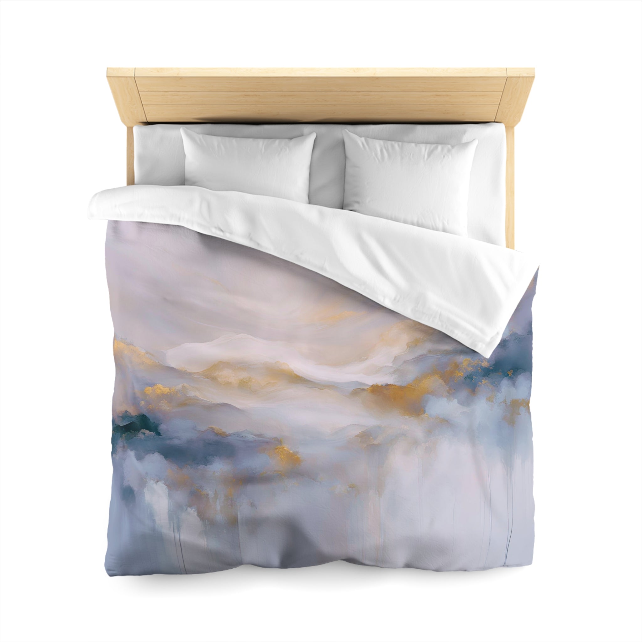 Pastel Duvet Cover | Colorful Lavender Purple Blue | Bedroom Decor