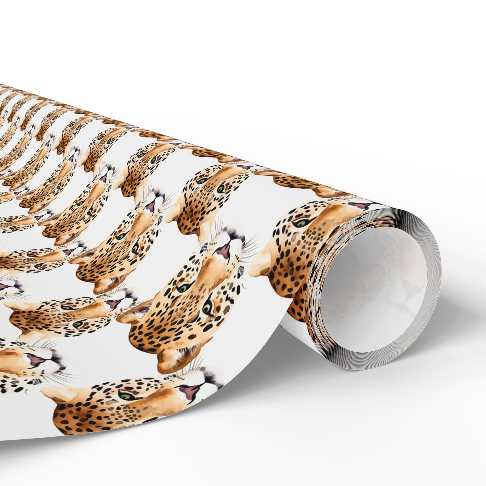 Leopard Gift Wrapping Paper | Jungle Animal Wrap for the Holidays, Birthdays