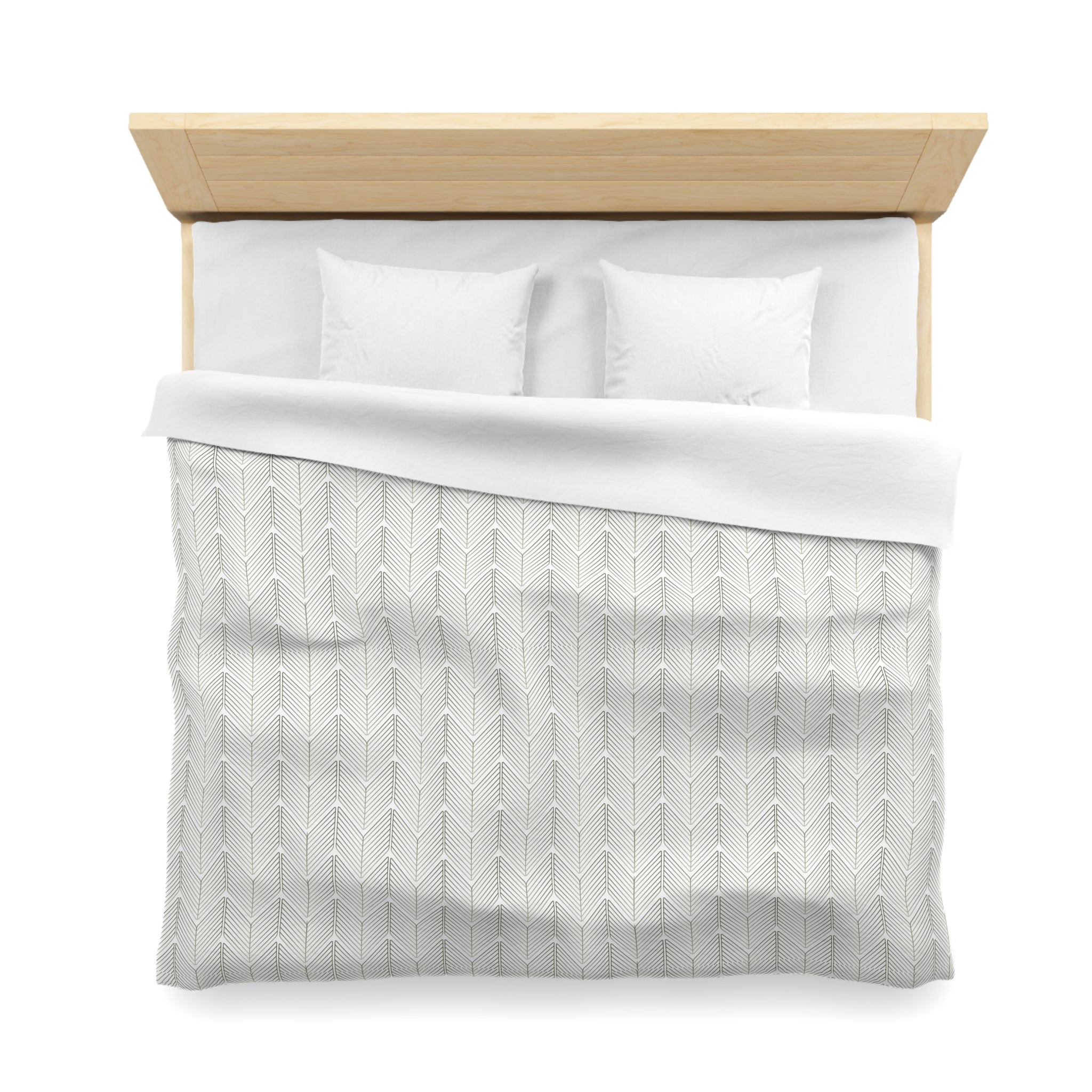 Art Deco Bedding Set | Grey Off White