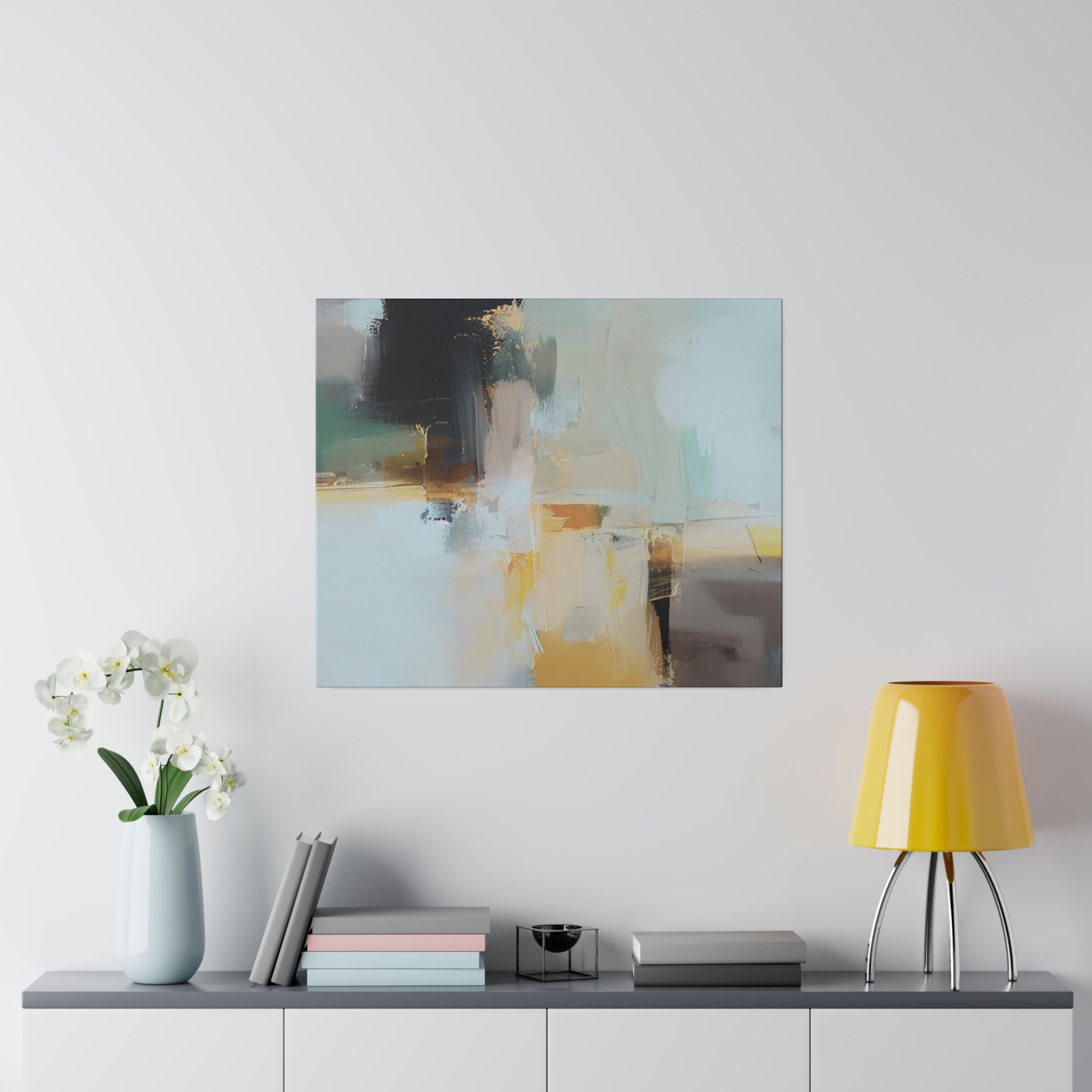Canvas Wall Art | Pale Blue Grey Wall Artwork