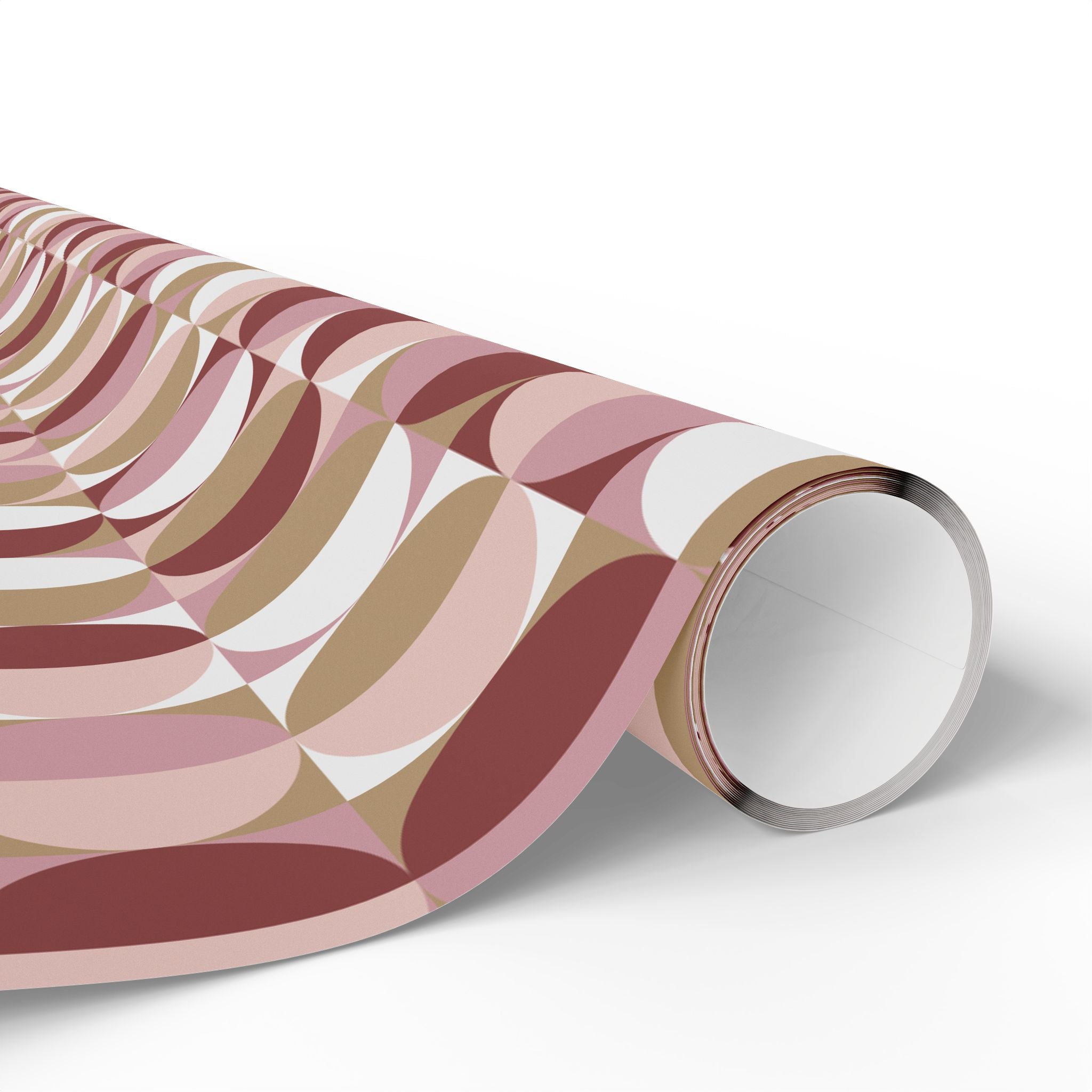 Retro Wrapping Paper, Geometric Gift Wrapping for the Holidays, Birthdays
