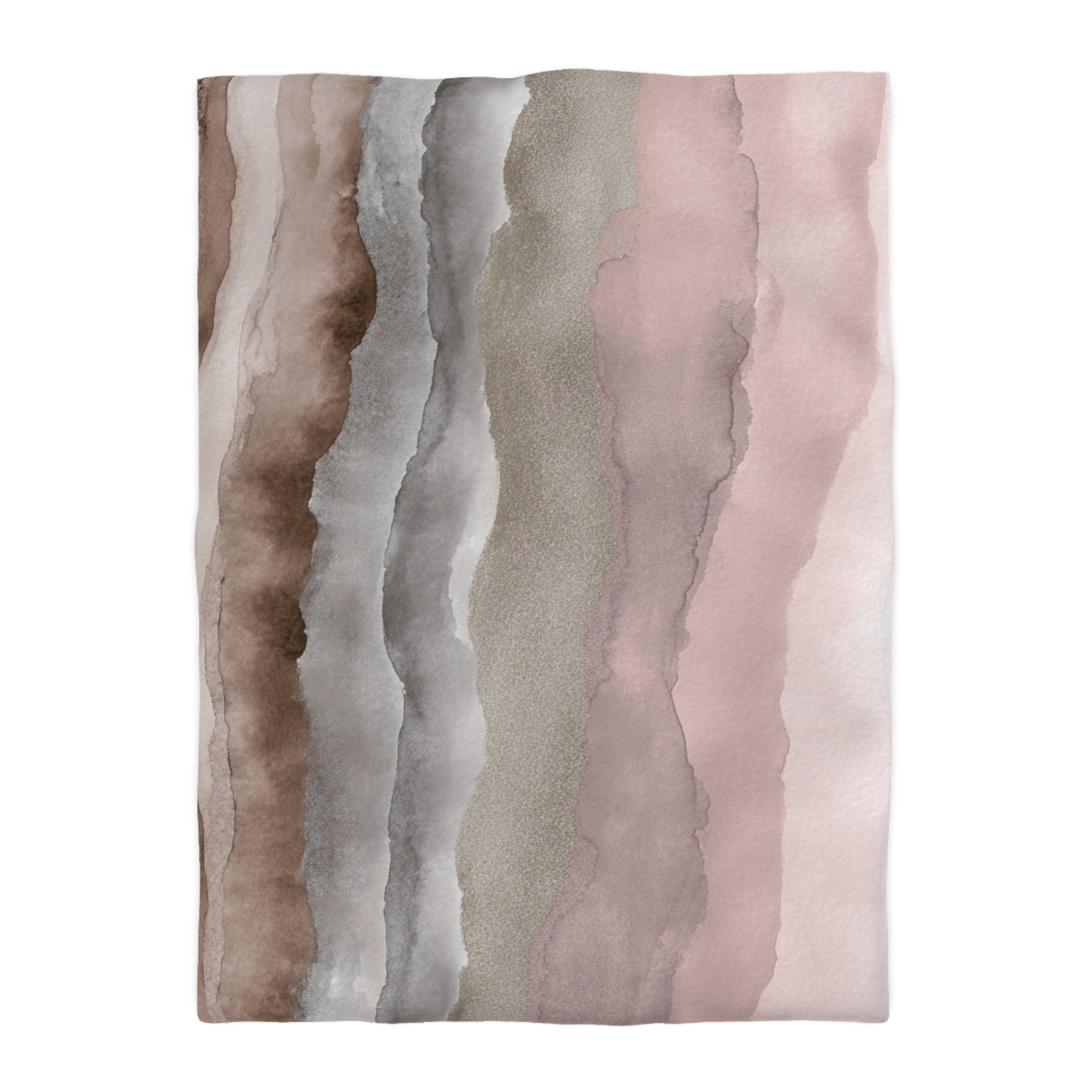 Ombre Duvet, Pillow Cover | Pink Brown Bedroom Decor