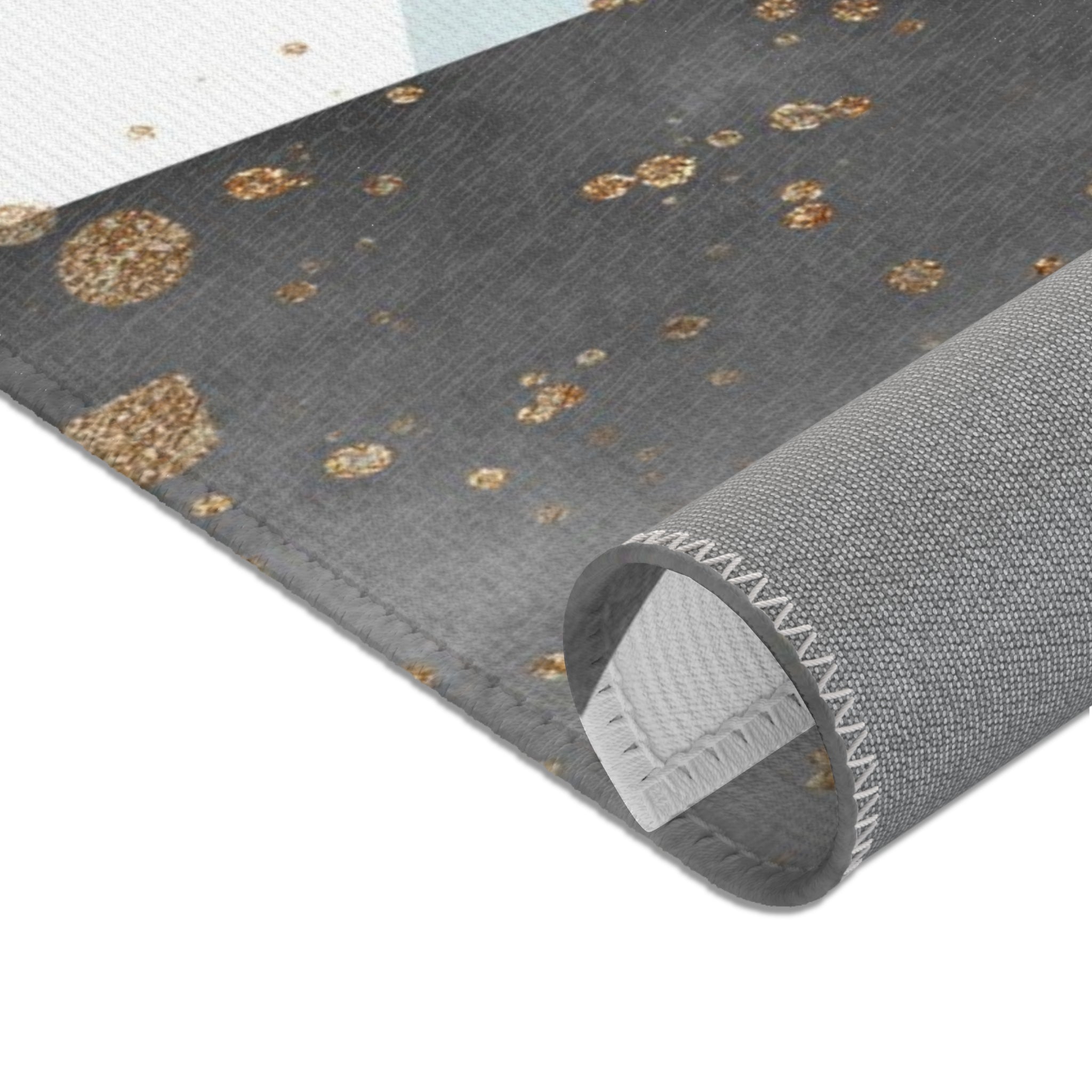 Abstract Large Area Rug | Modern Accent Rug, Green Grey