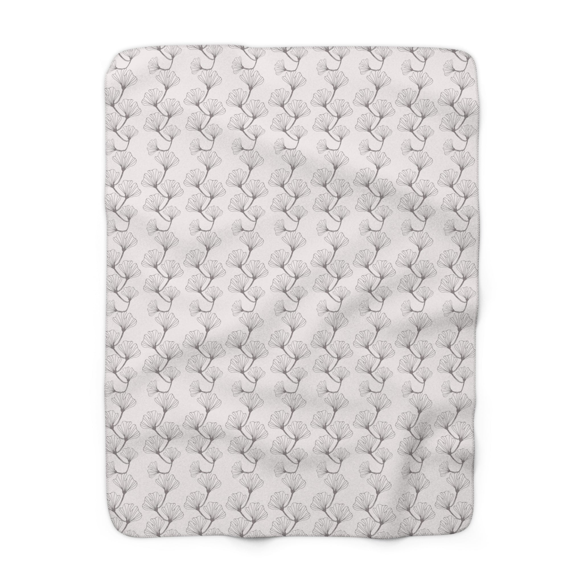 Boho Throw Blanket | Blush Pink Gingko