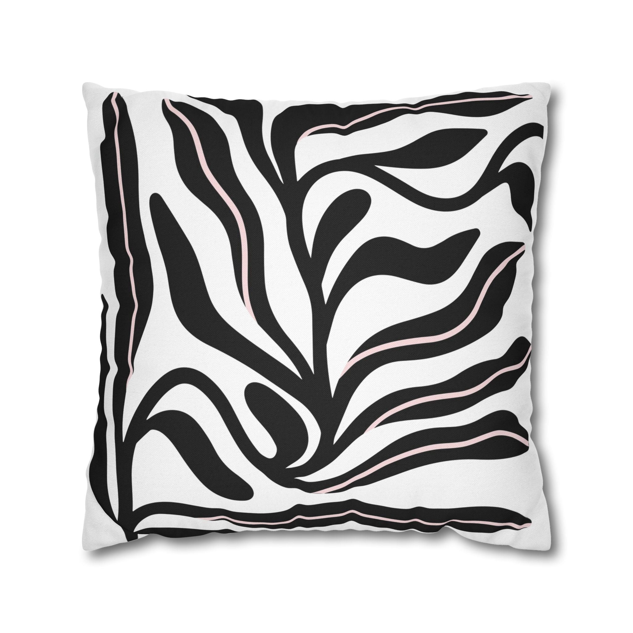 Abstract Pillow Cover | Black White Matisse Minimalist Art