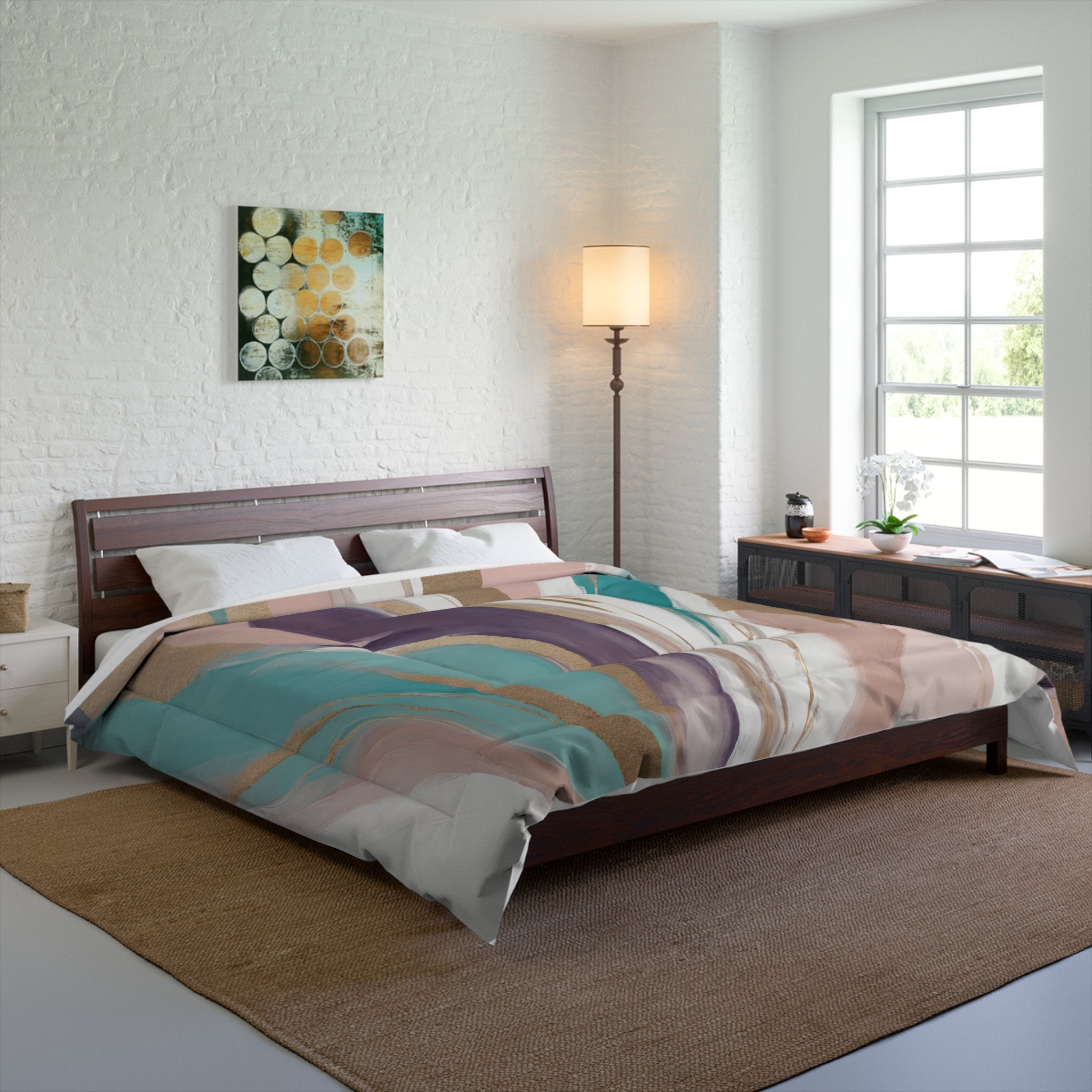 abstract comforter blanket