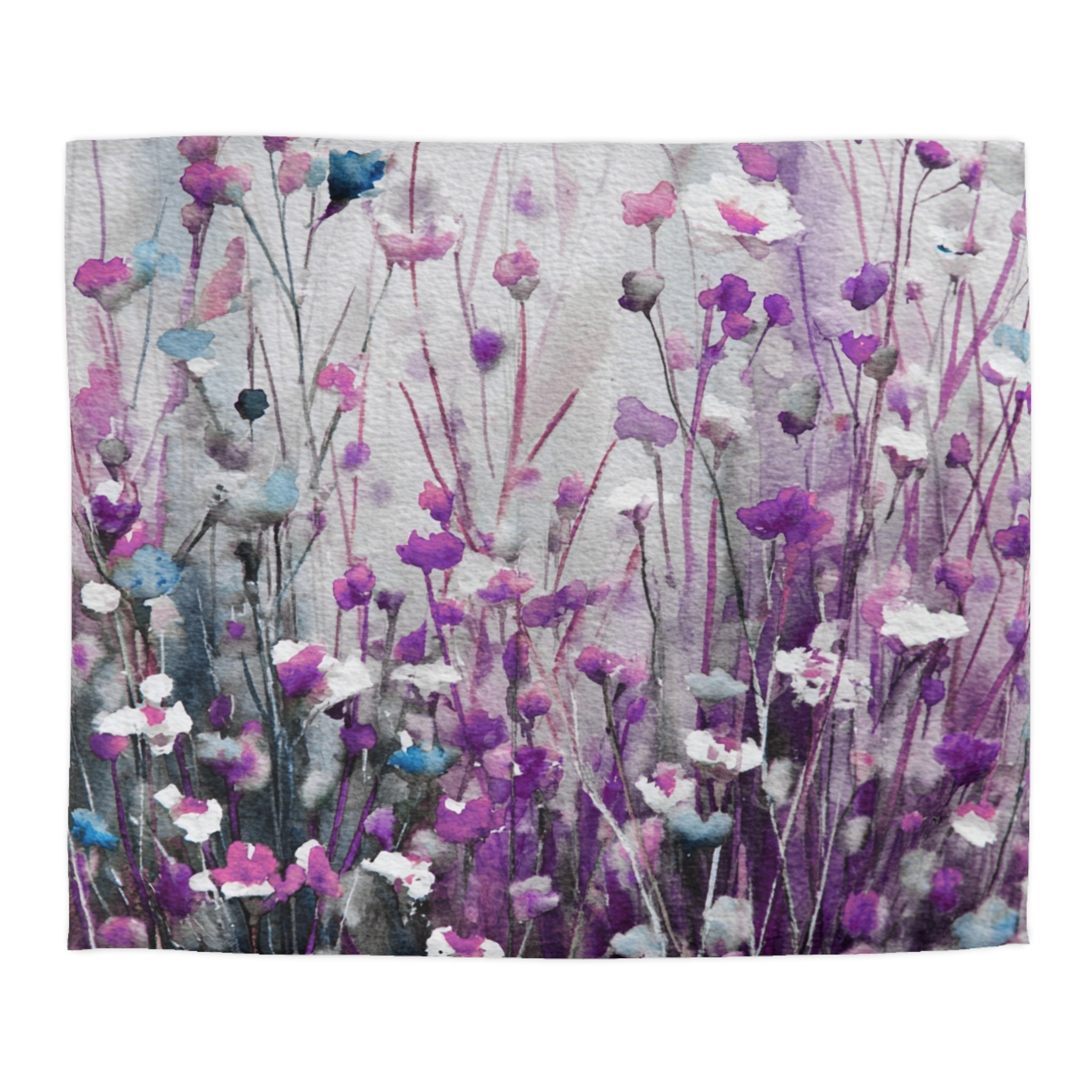 Floral Duvet, Pillow Cover | Purple Bedroom Decor