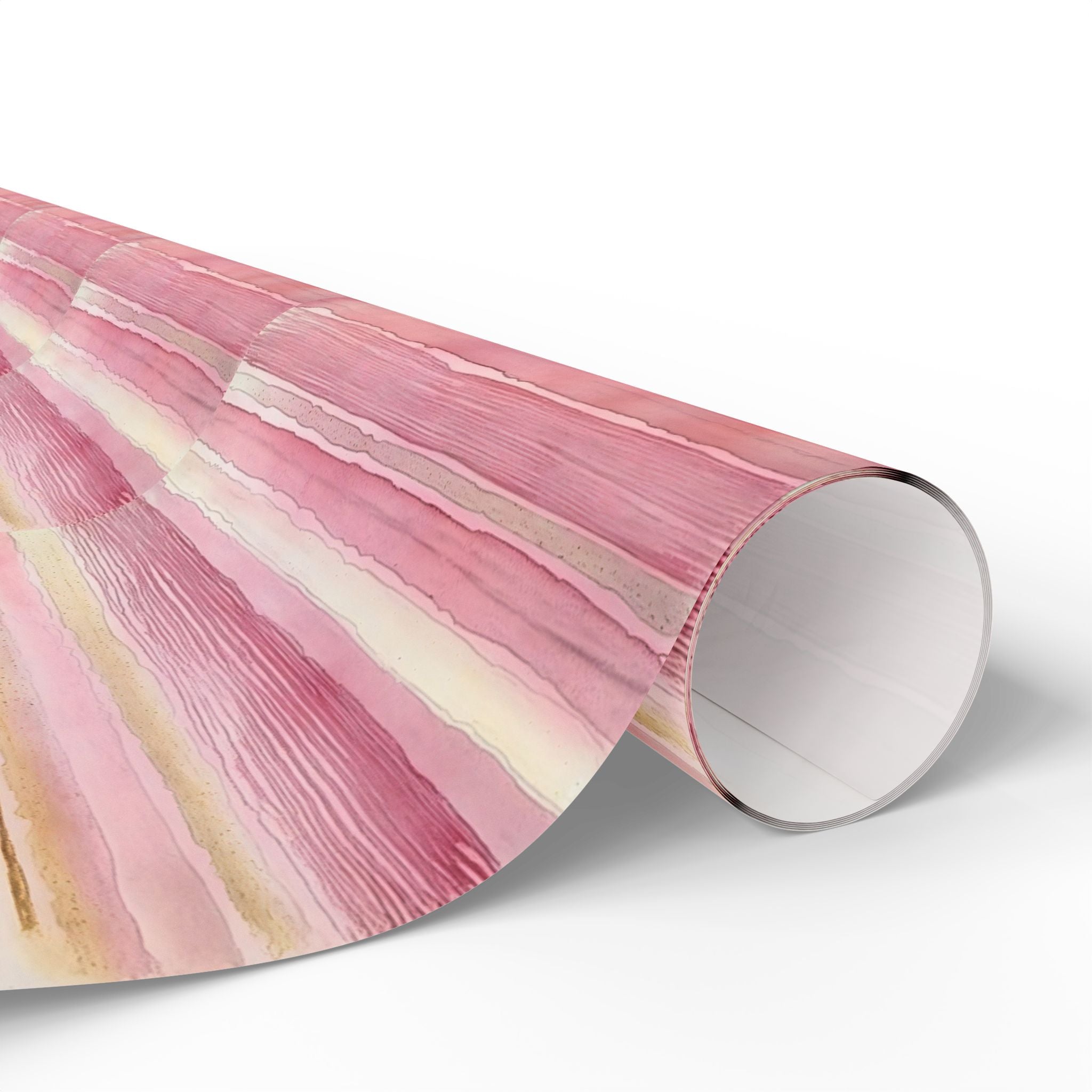 Abstract Wrapping Paper | Mauve Pink Ombre