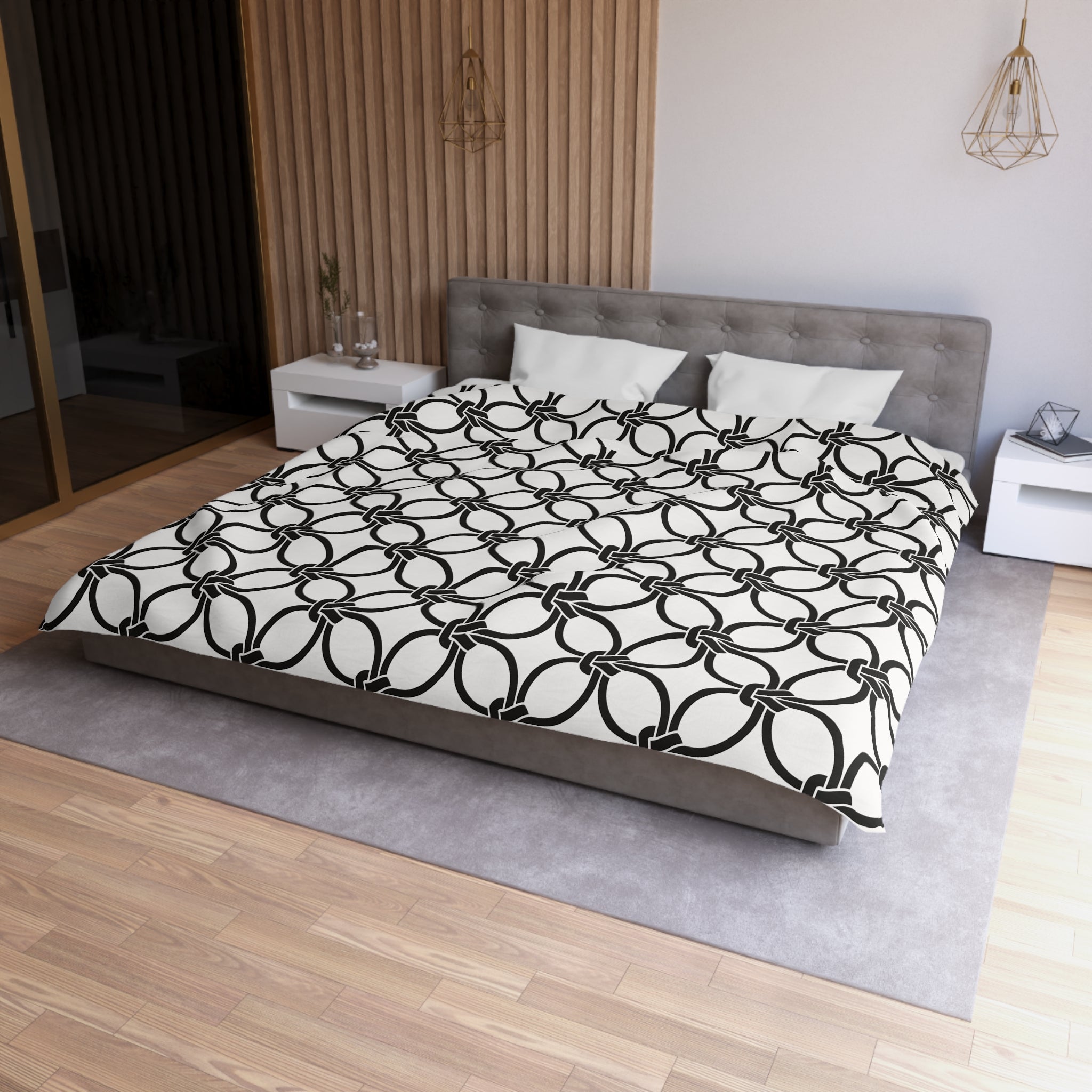 Art Deco Duvet, Pillow Cover | Comforter, Mid Century Bedroom Decor