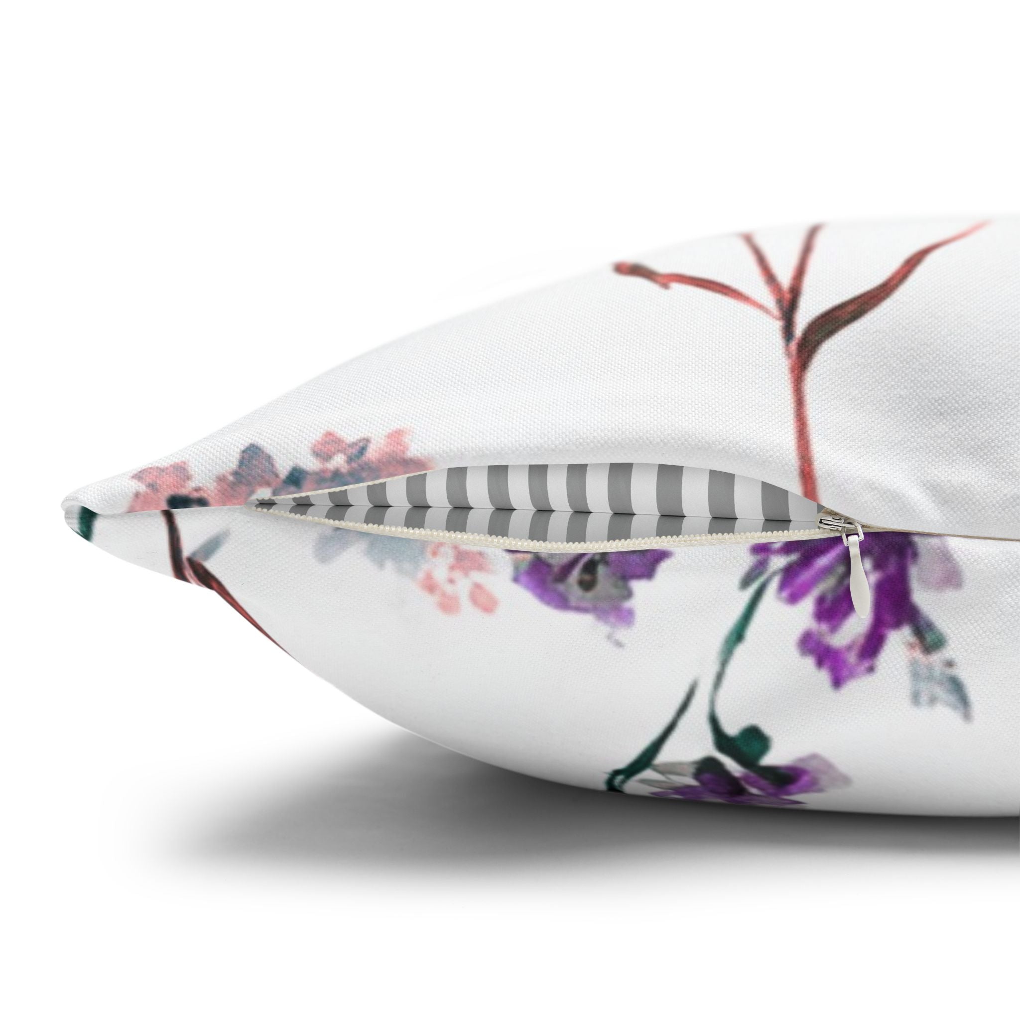 Floral Pillow Cover | Green Blush Watercolor Pillowcase