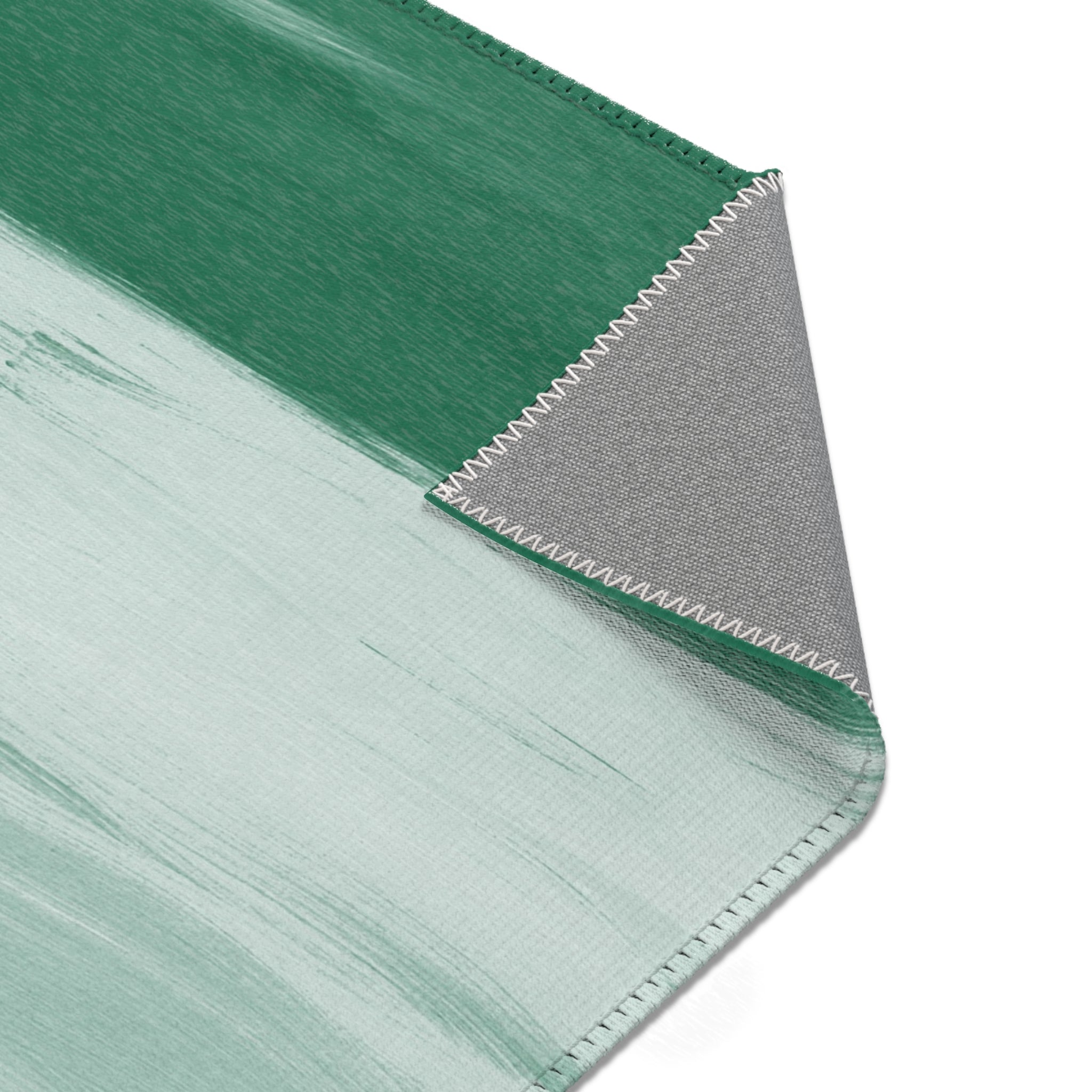 Abstract Ombre Area Rug | Sage Green Rug
