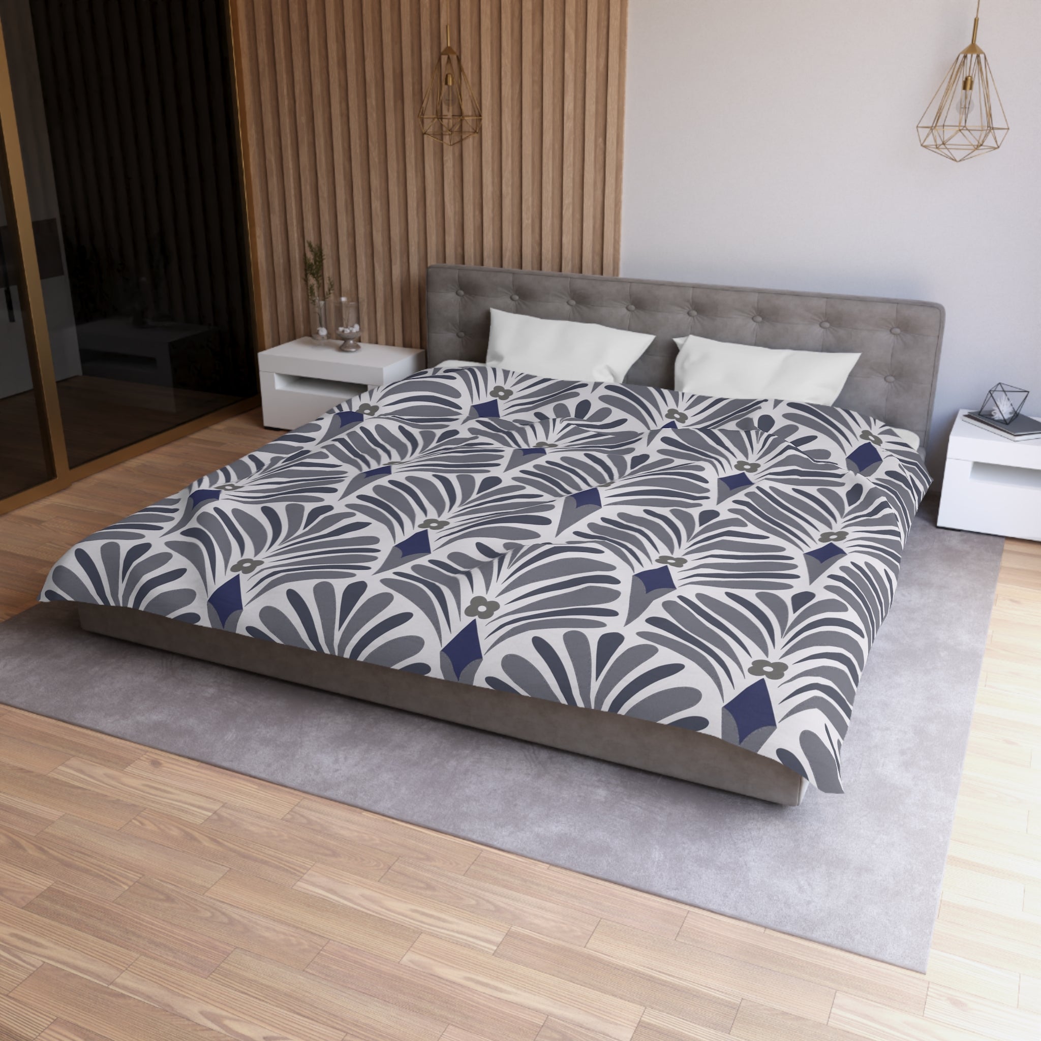 Art Deco Duvet, Pillow Cover Set | Retro Bedroom Set