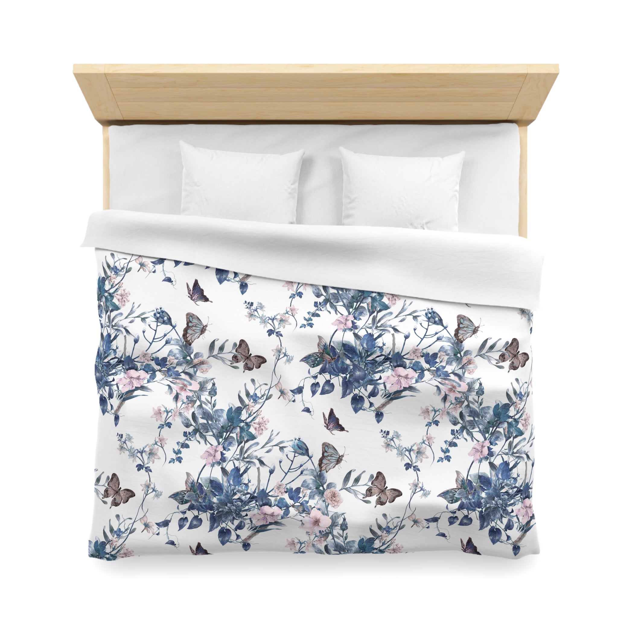 Floral Cotton Duvet, Pillow Cover | Nature Bedroom Decor