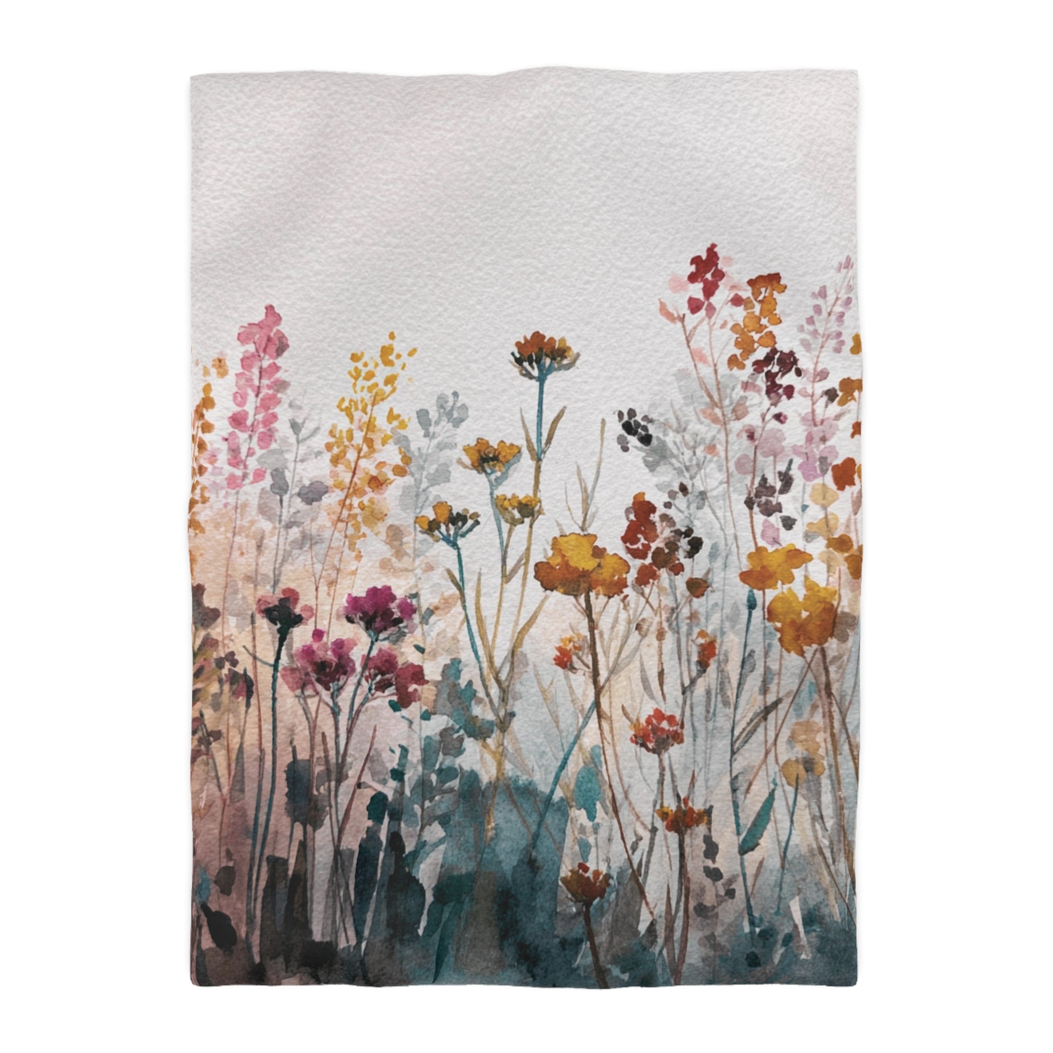Floral Duvet, Pillow Cover | White Bedroom Decor