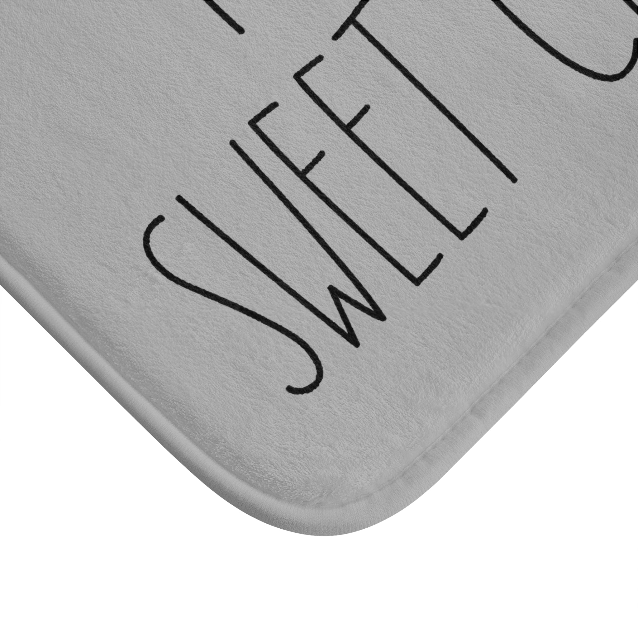 Grey Bath Mat | Hello Sweet Cheeks, Cute Bath Rug