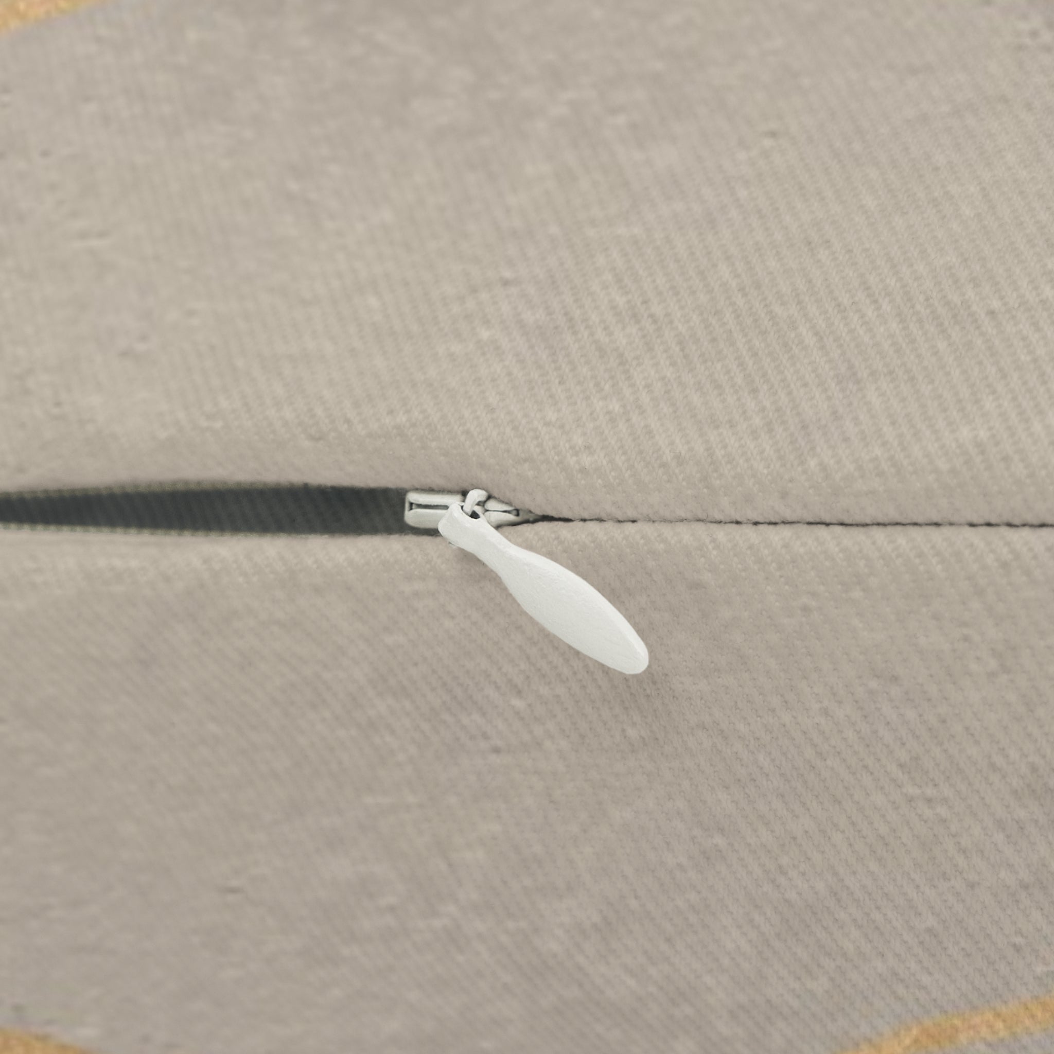 Abstract Lumbar Pillow | White Sage Green Beige Watercolor