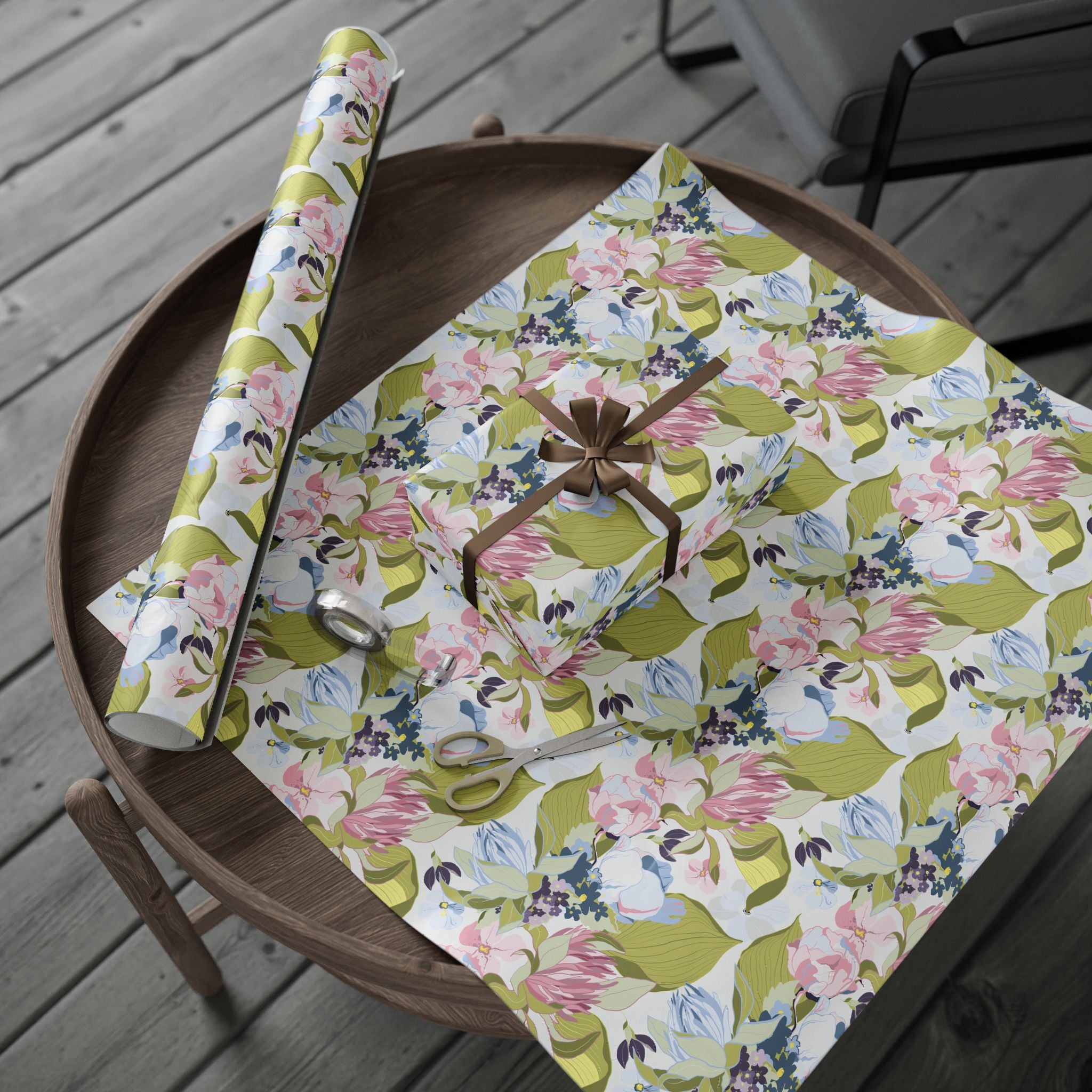 Floral Wrapping Paper | Pastel Abstract Garden