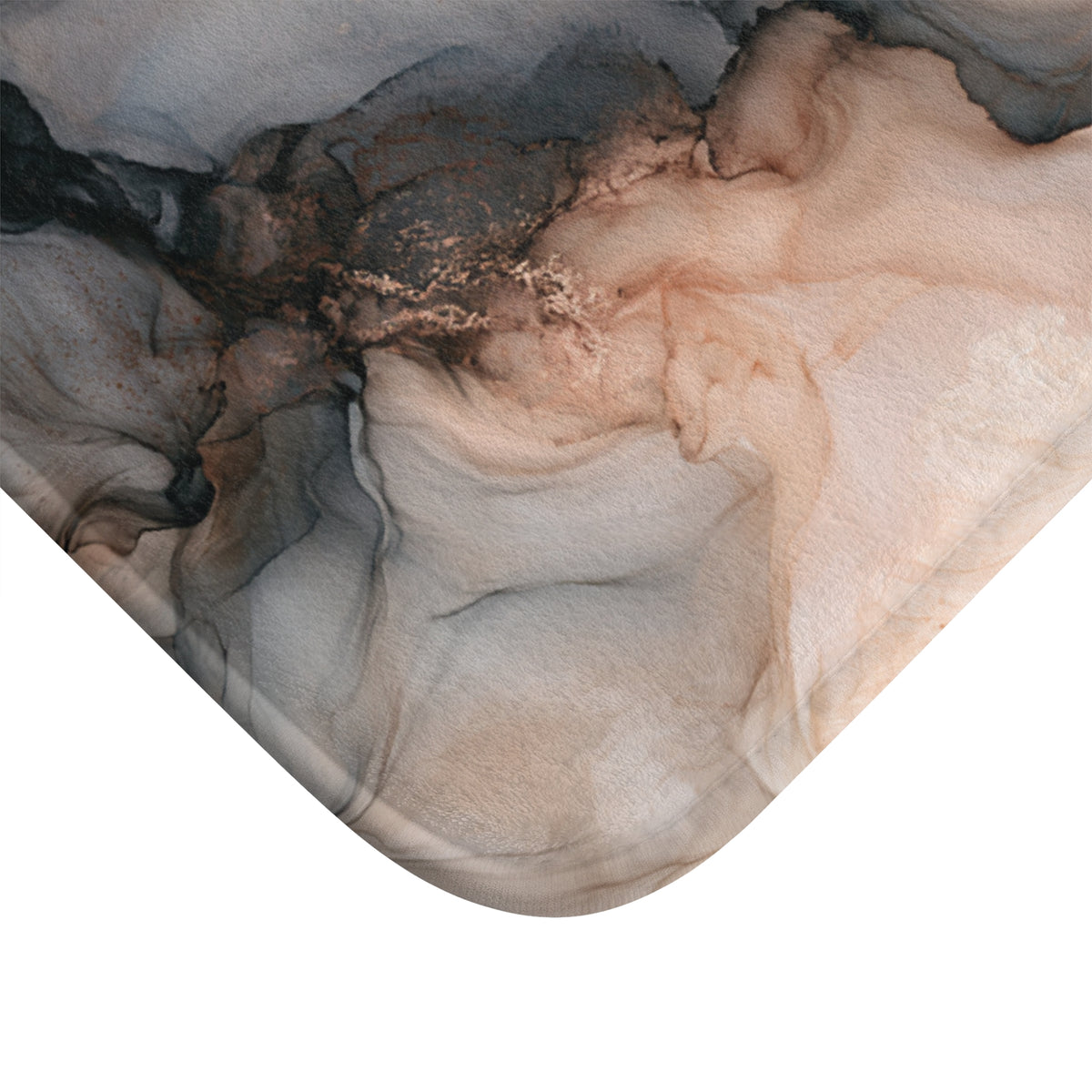 a marble-like texture with a blend of dark and light colors, creating a visually striking and abstract pattern.