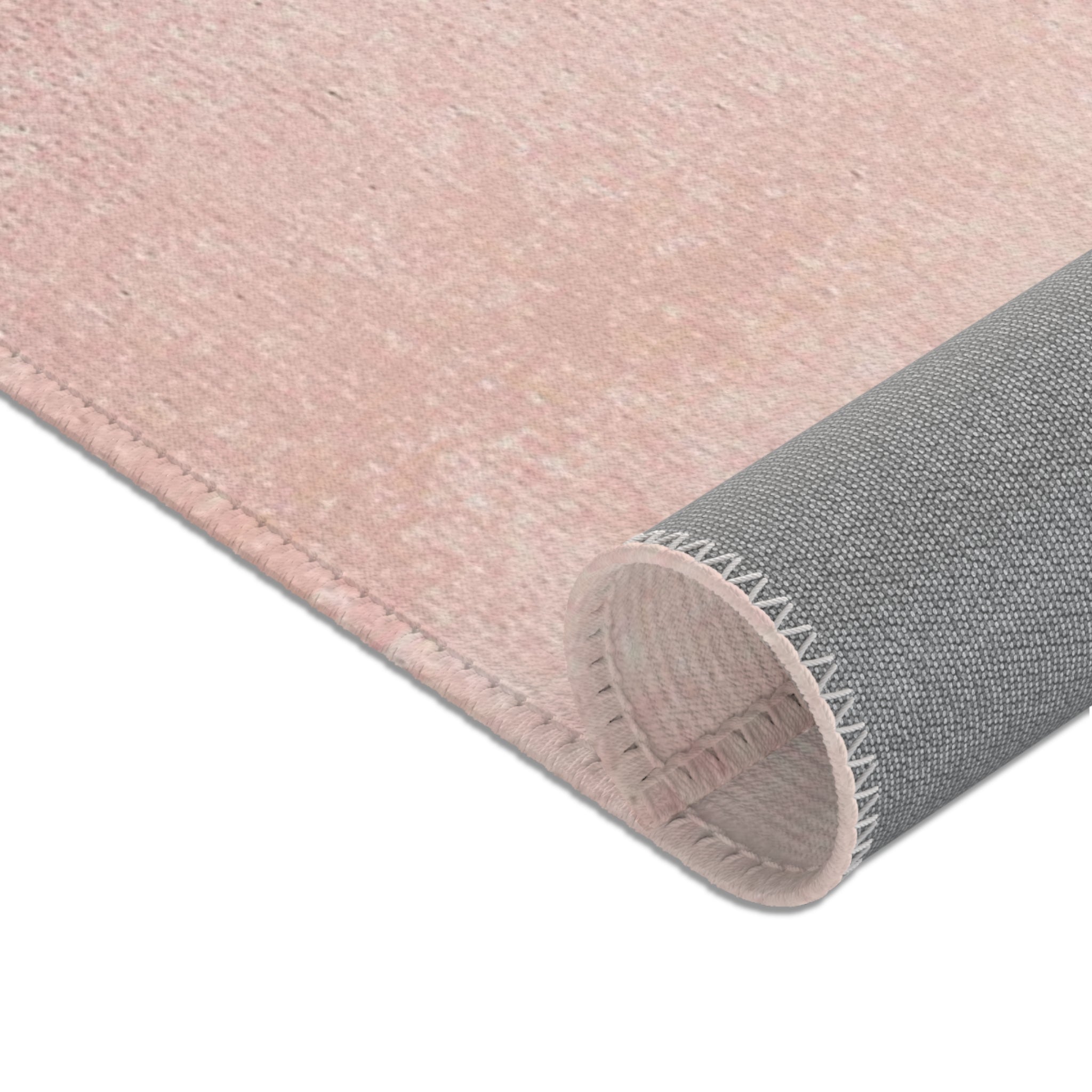 Abstract Area Rug | Navy Blue, Blush Pink Watercolor Artsy Rug