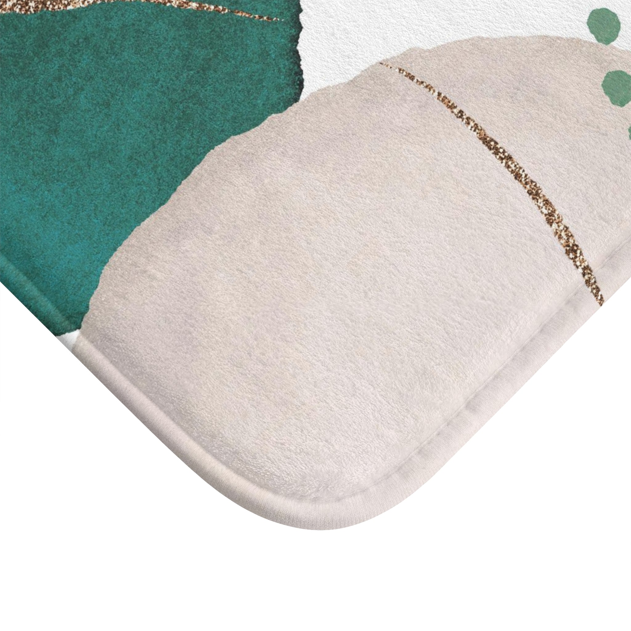 Boho Bath, Kitchen Mat | Modern Blush Pink, Sage Green, Beige