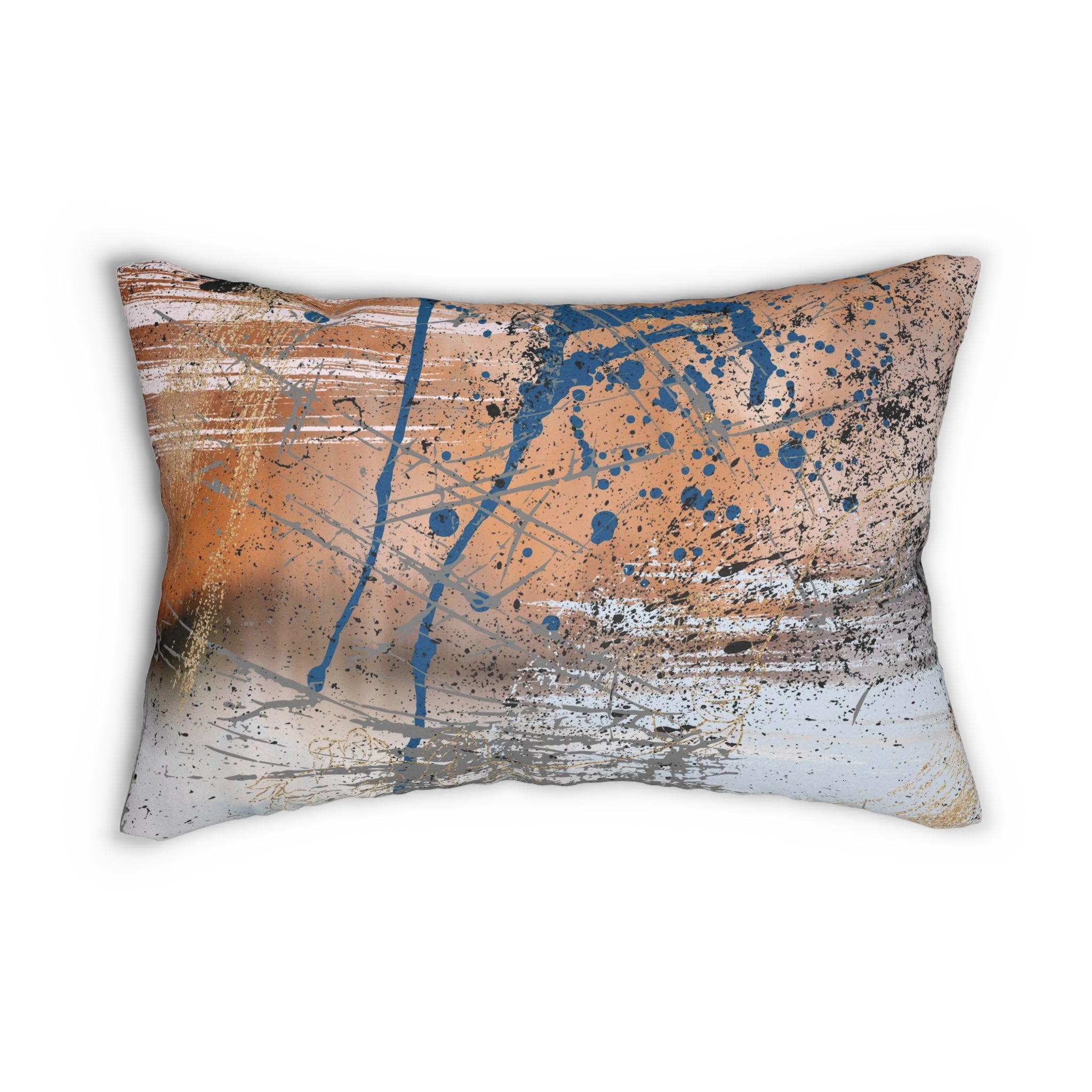 Lumbar rectangle throw pillow