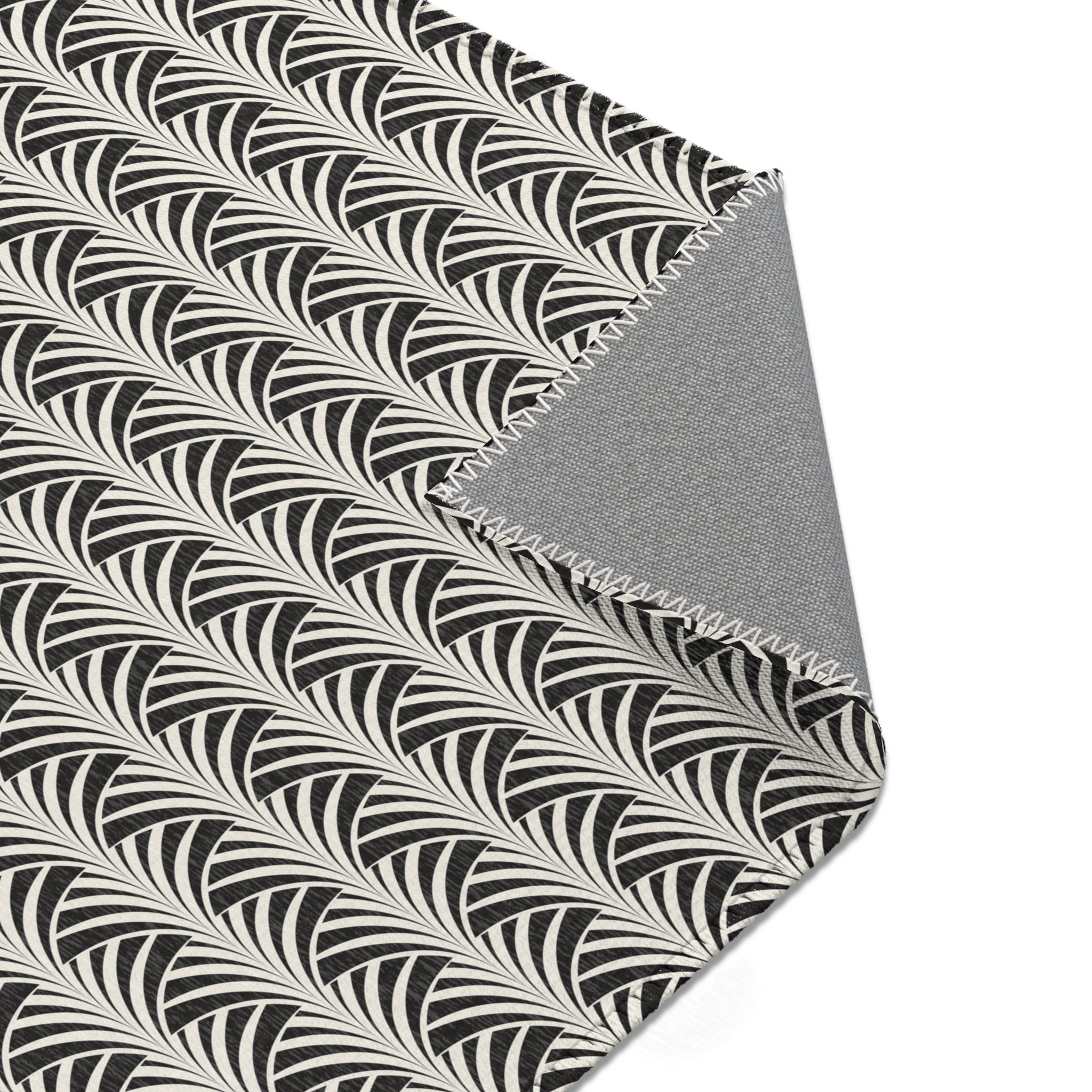 Art Deco Gatsby Area Rug | Black