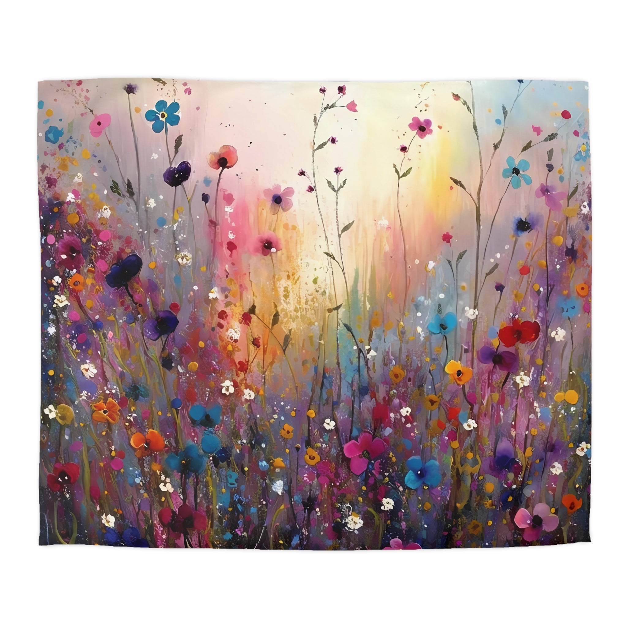 Floral Duvet, Pillow Cover | Wildflowers Bedroom Decor