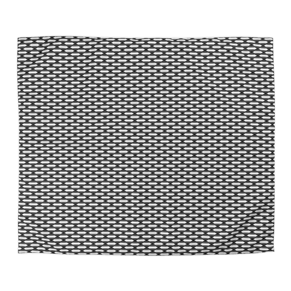 a repeating pattern of black and white diamond shapes.