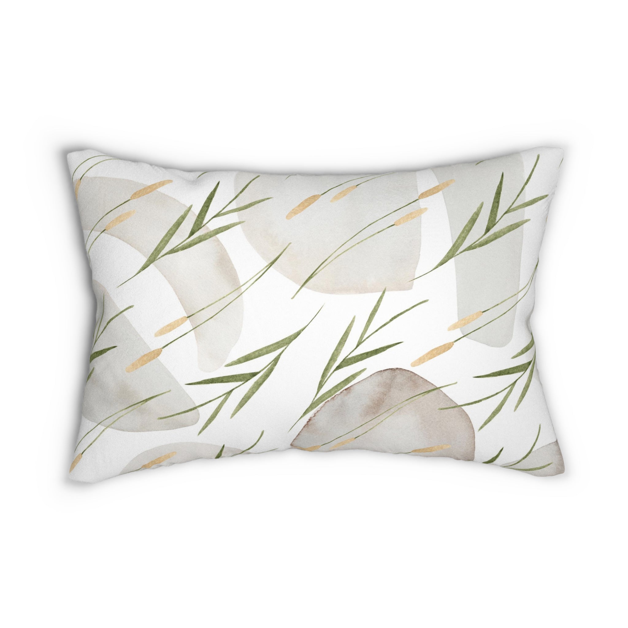 Lumbar rectangle throw pillow