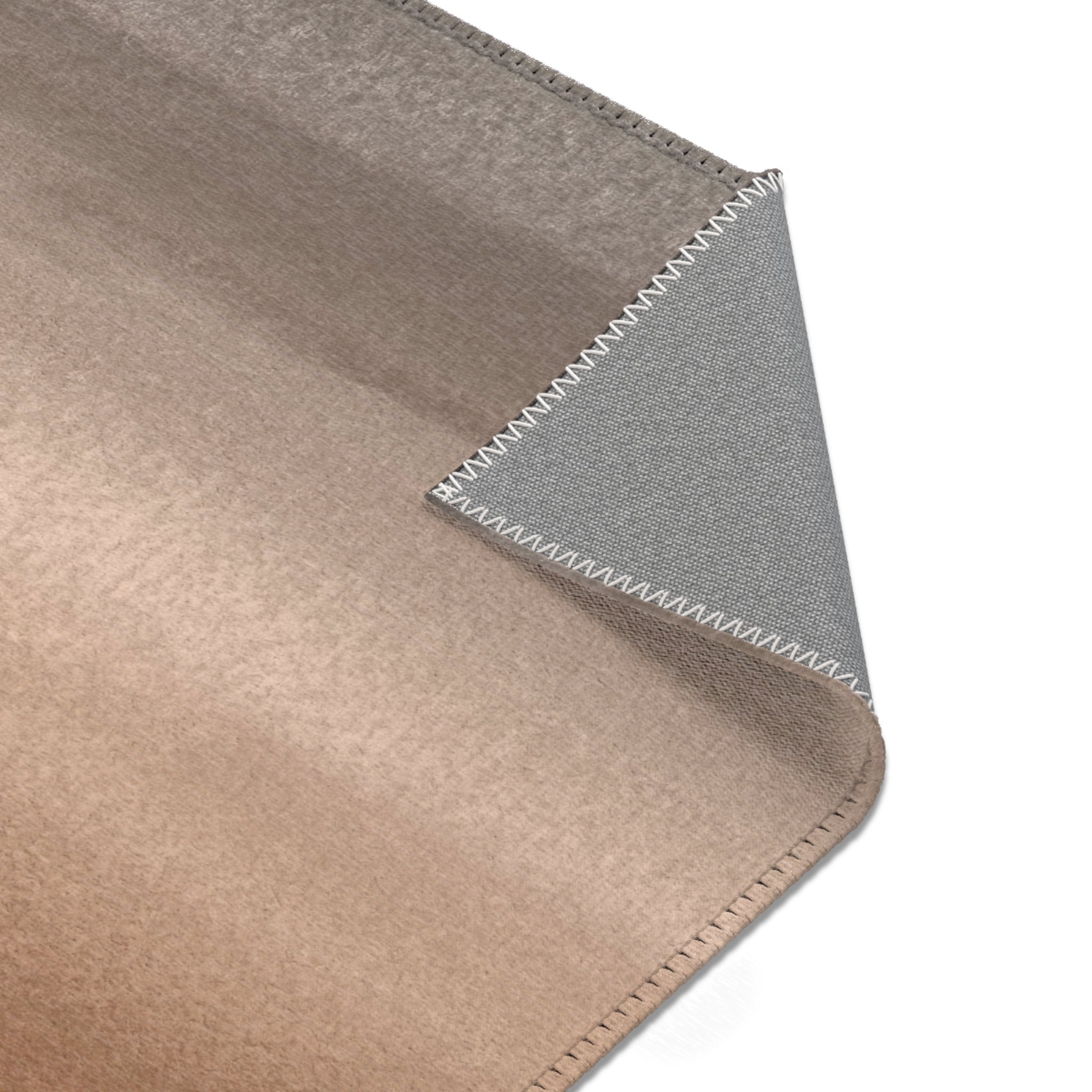 Modern Area Rug | Brown, Beige Taupe Ombre