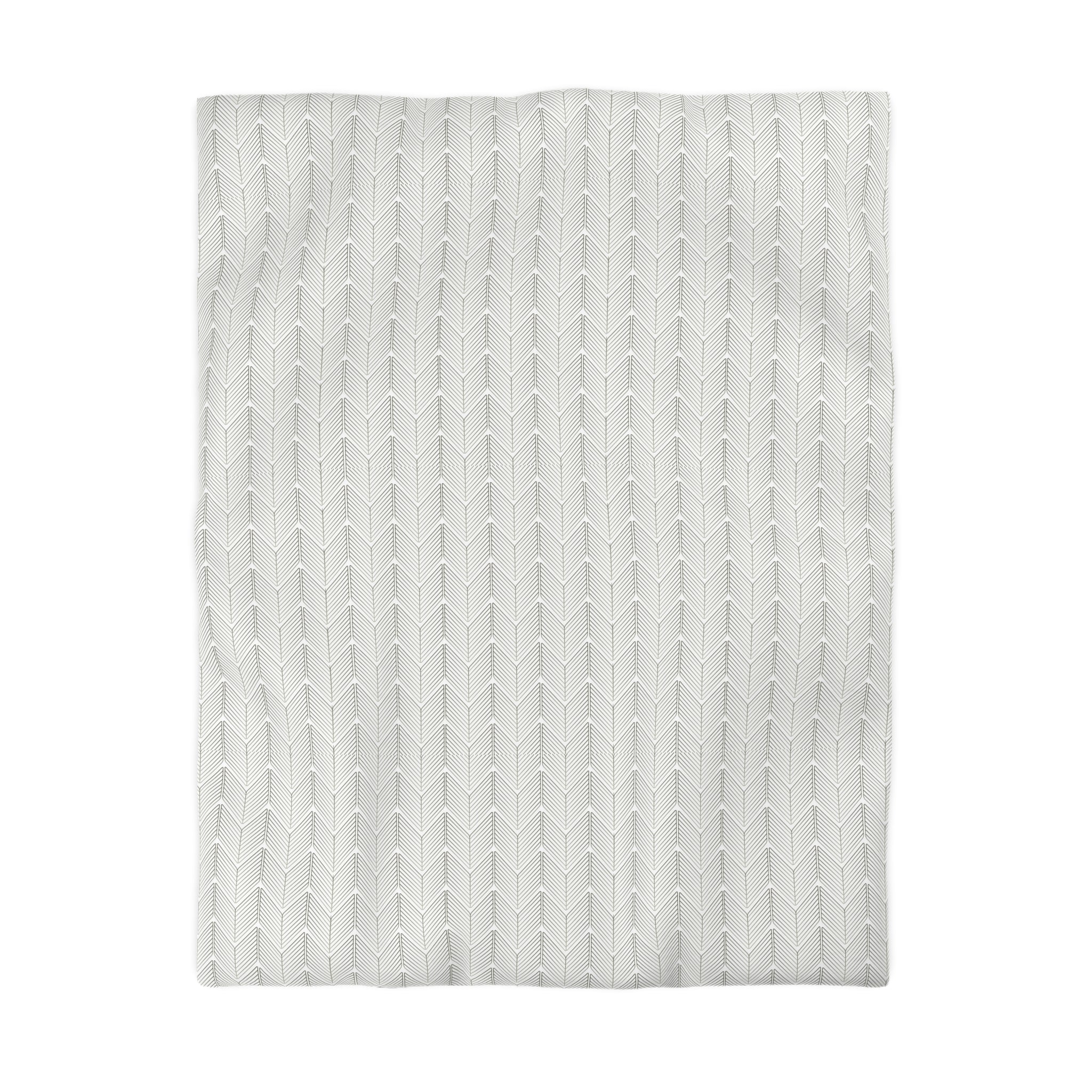Art Deco Bedding Set | Grey Off White