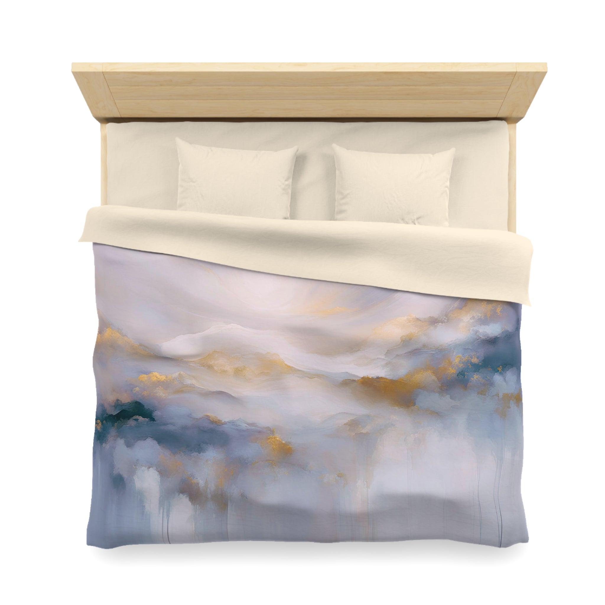 Pastel Duvet Cover | Colorful Lavender Purple Blue | Bedroom Decor