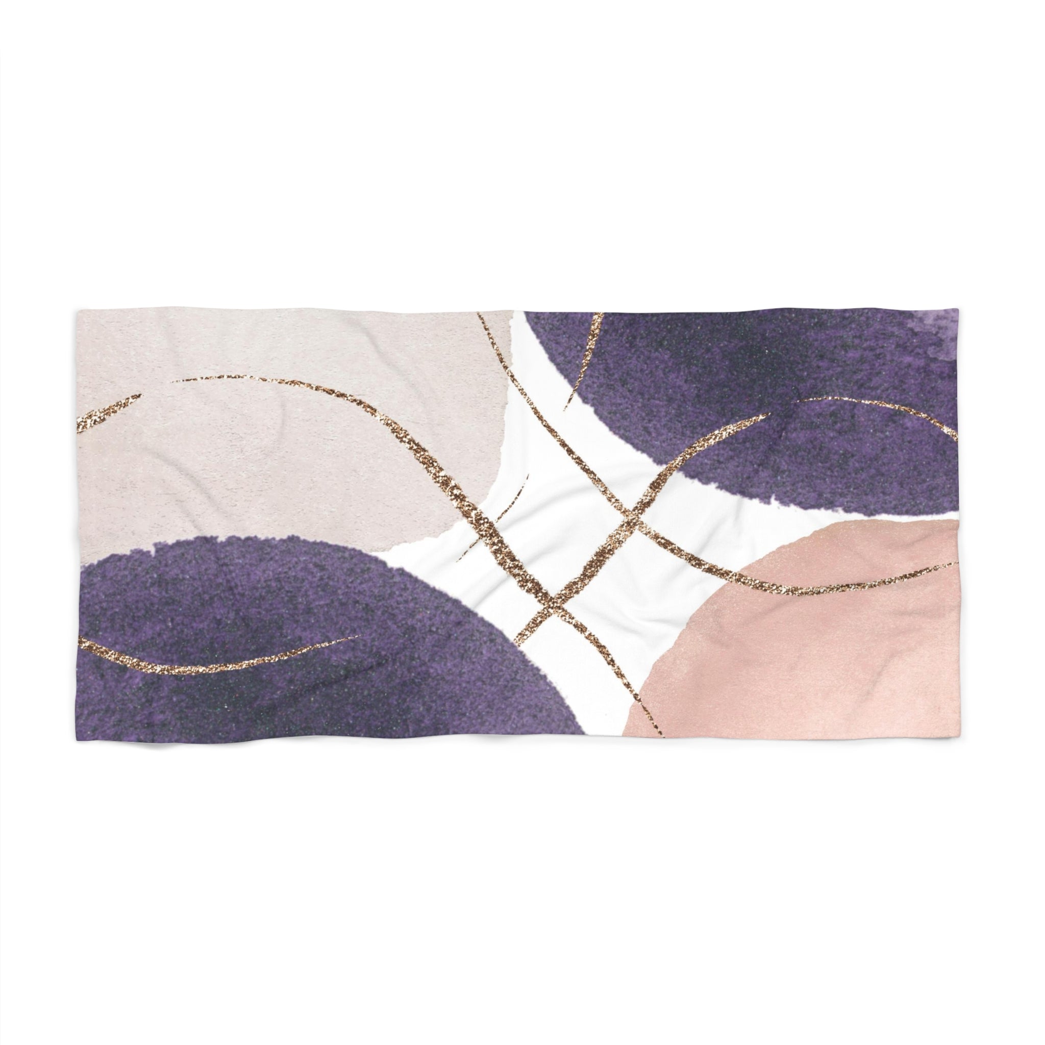 Bath, Beach Towel | Blush Pink, Lavender Purple Towel